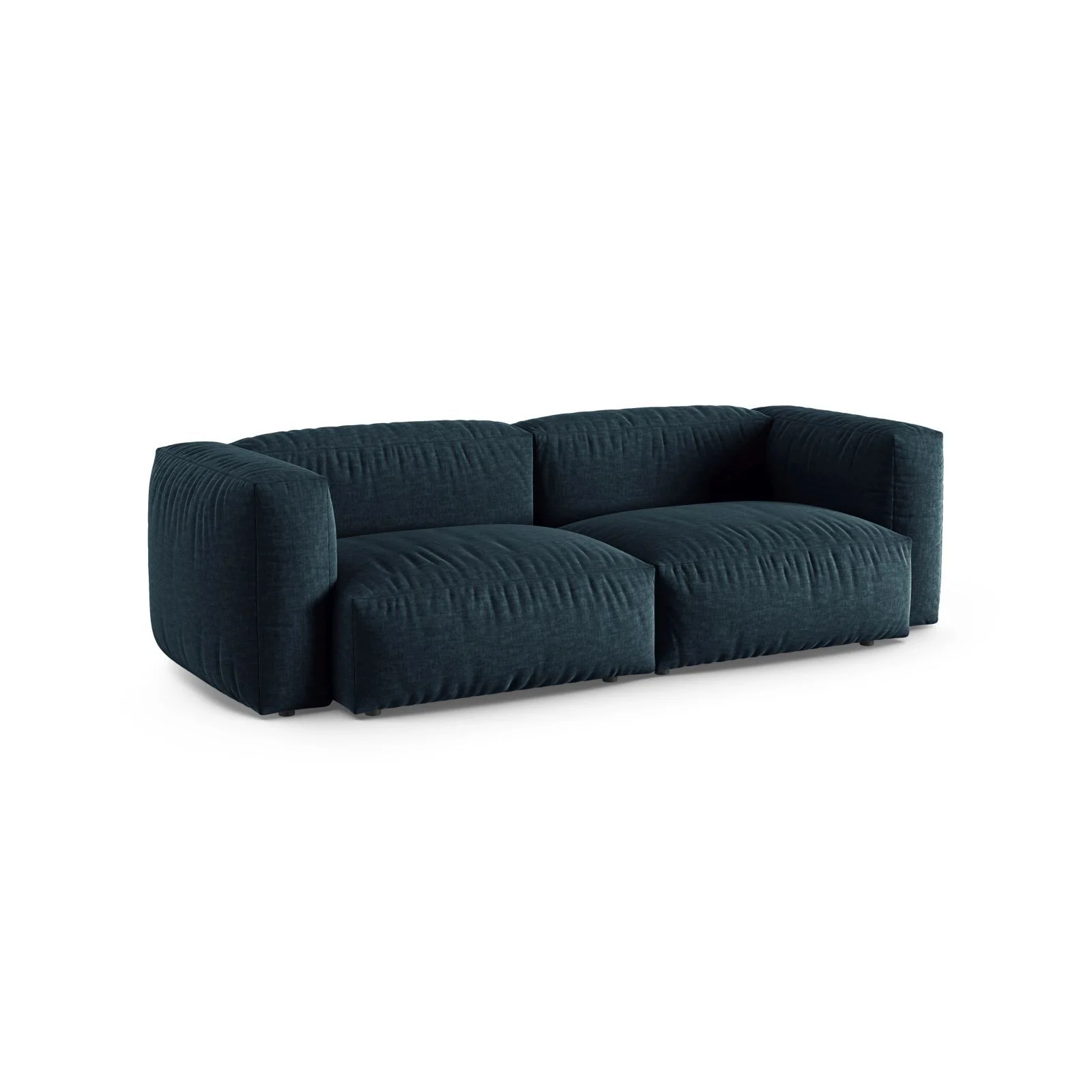 Martina 3-Sitzer Sofa, Sitztiefe 90 cm, aus Samt, Cord, Boucle oder Strukturstoff, 240x120 cm - Image 43