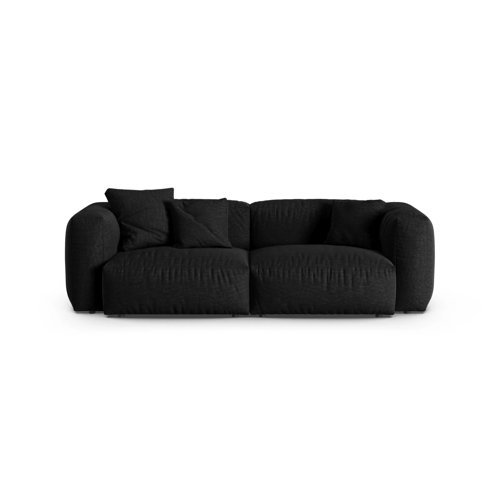 Martina 3-Sitzer Sofa, Sitztiefe 90 cm, aus Samt, Cord, Boucle oder Strukturstoff, 240x120 cm - Image 46