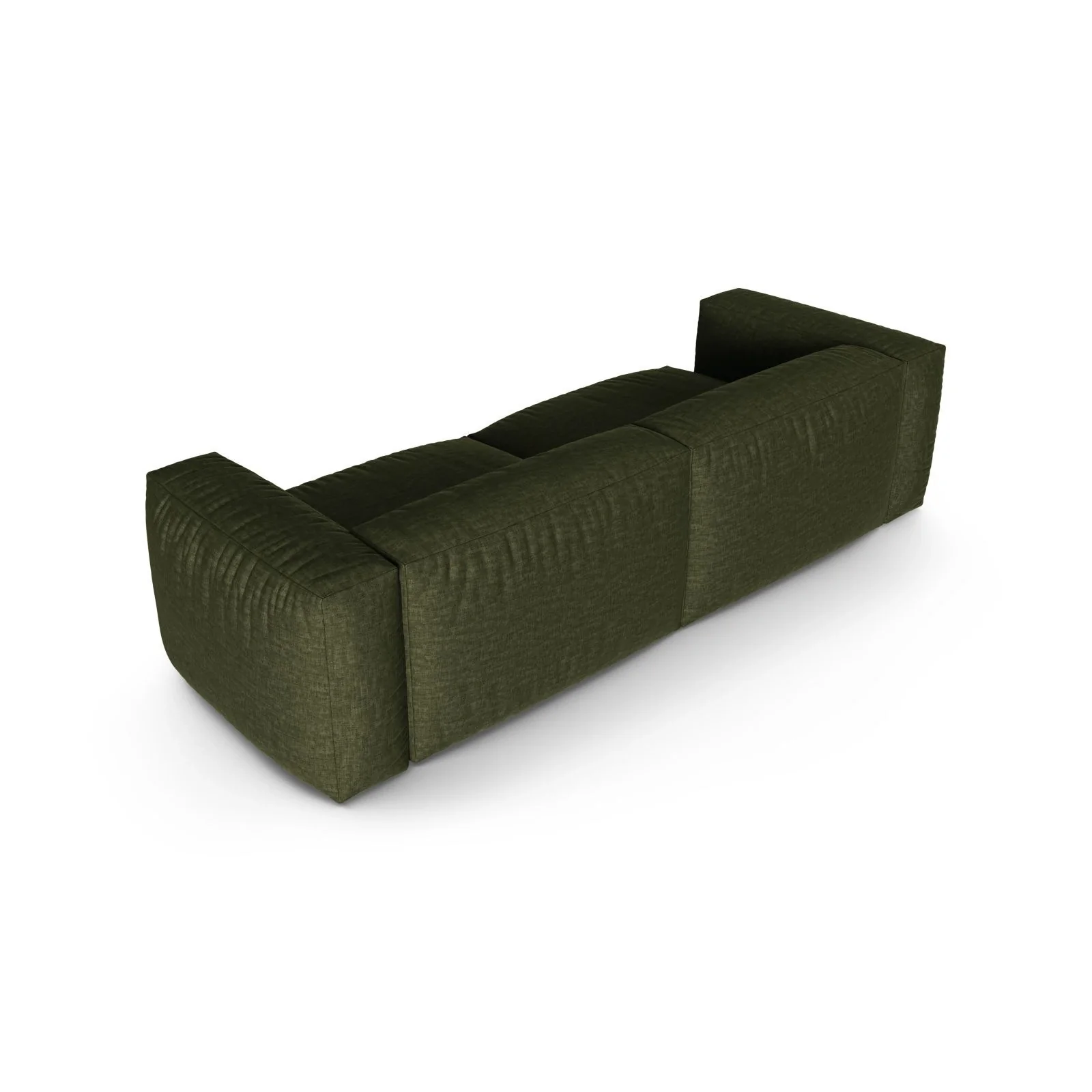Martina 3-Sitzer Sofa, Sitztiefe 90 cm, aus Samt, Cord, Boucle oder Strukturstoff, 240x120 cm - Image 59