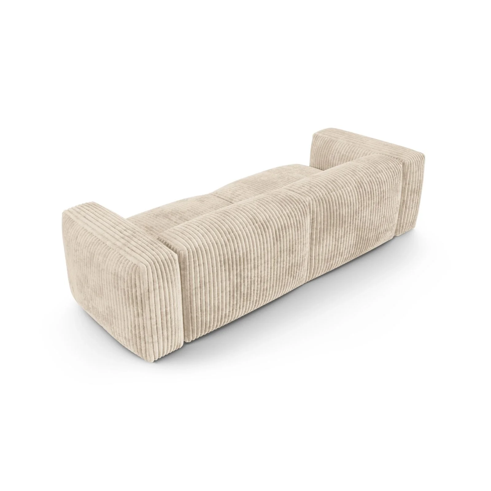 Martina 3-Sitzer Sofa, Sitztiefe 90 cm, aus Samt, Cord, Boucle oder Strukturstoff, 240x120 cm - Image 69