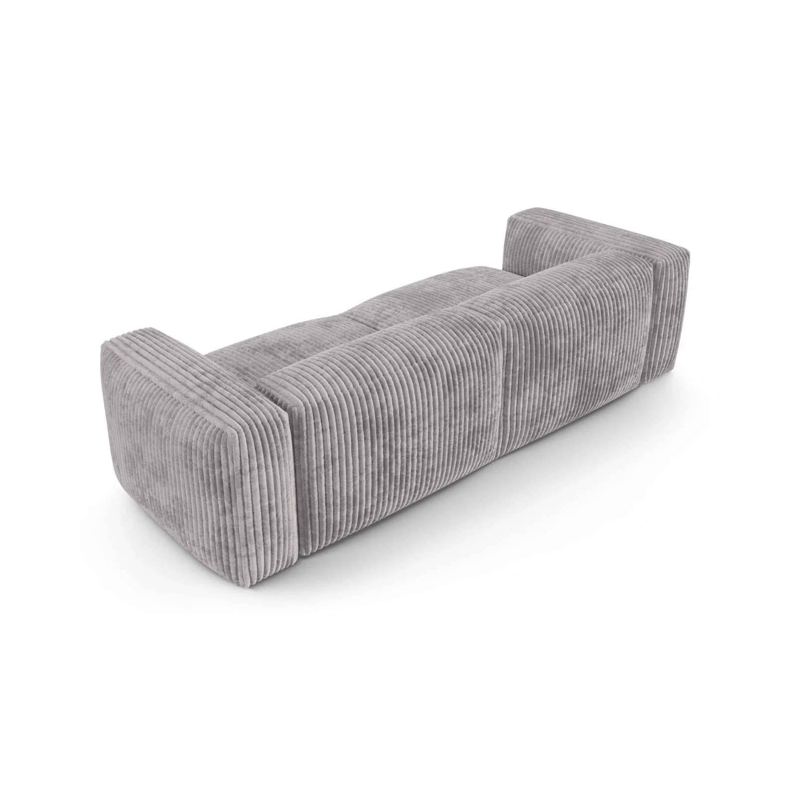 Martina 3-Sitzer Sofa, Sitztiefe 90 cm, aus Samt, Cord, Boucle oder Strukturstoff, 240x120 cm - Image 84
