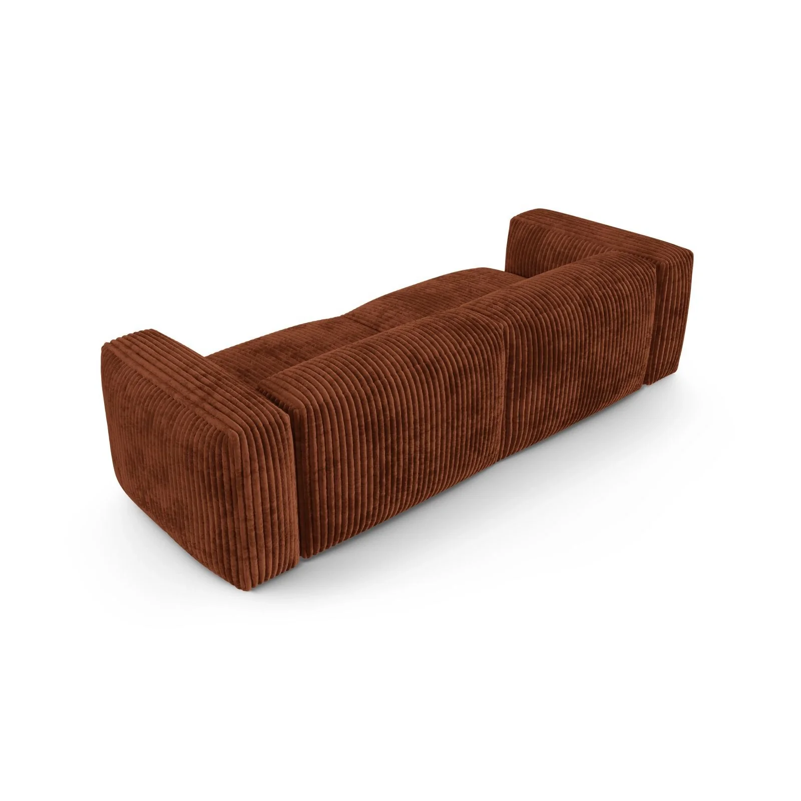 Martina 3-Sitzer Sofa, Sitztiefe 90 cm, aus Samt, Cord, Boucle oder Strukturstoff, 240x120 cm - Image 89