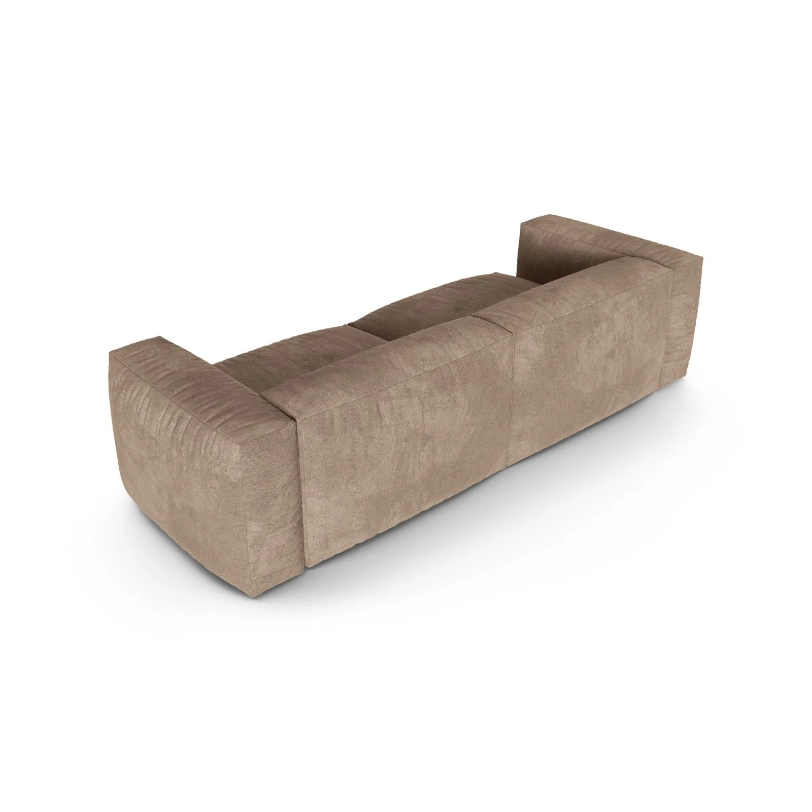 Martina 3-Sitzer Sofa, Sitztiefe 90 cm, aus Samt, Cord, Boucle oder Strukturstoff, 240x120 cm - Image 9