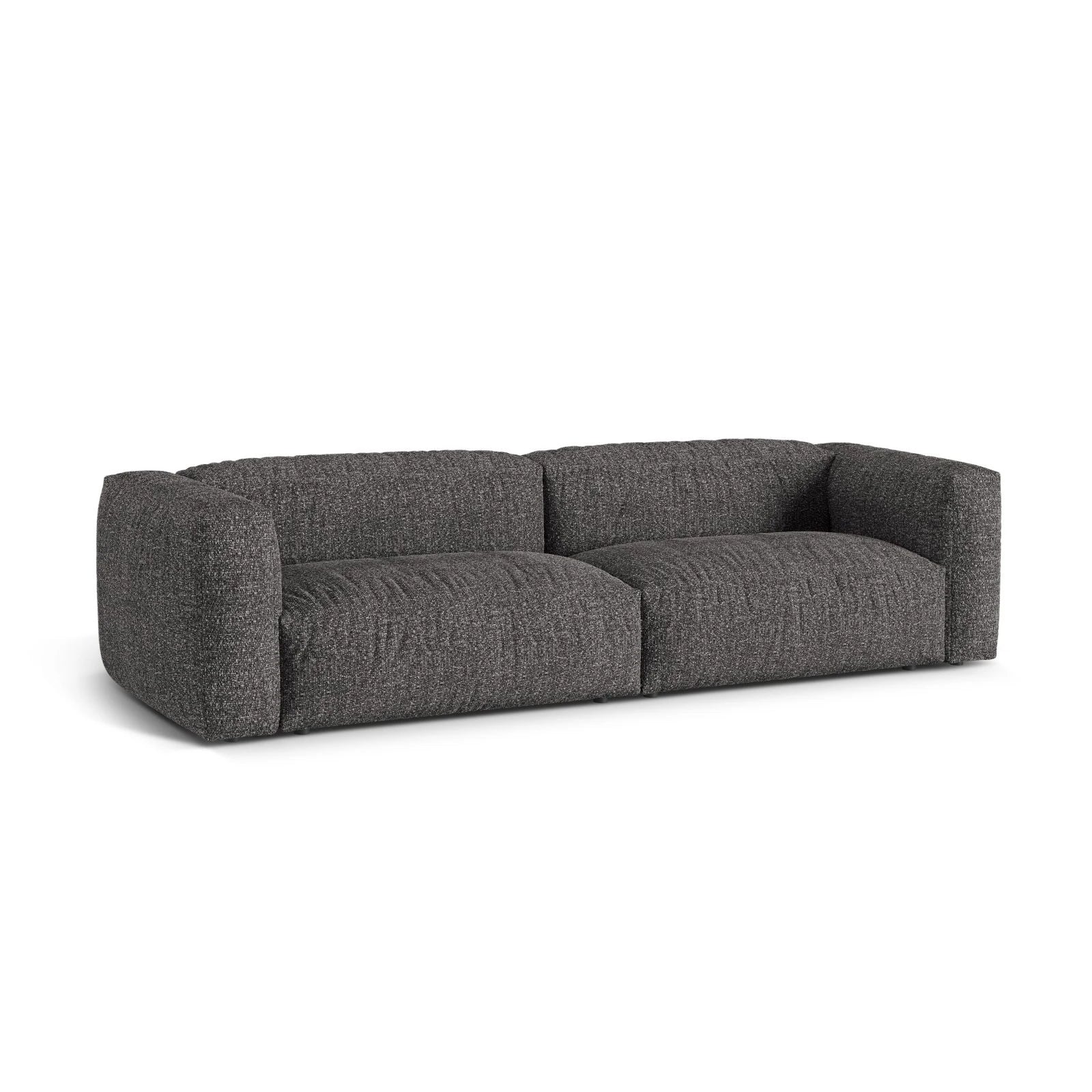 Martina 4-Sitzer Sofa, Sitztiefe 76 cm, aus Samt, Cord, Boucle oder Strukturstoff, 320x106 cm - Image 103