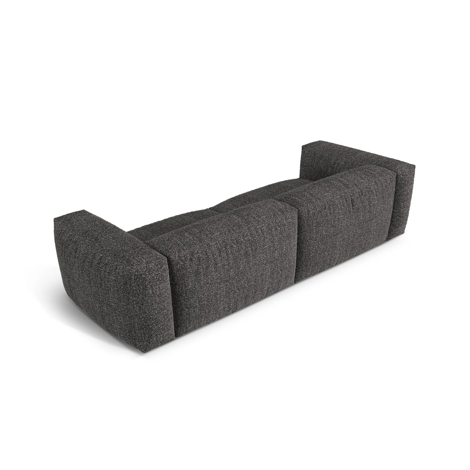 Martina 4-Sitzer Sofa, Sitztiefe 76 cm, aus Samt, Cord, Boucle oder Strukturstoff, 320x106 cm - Image 104
