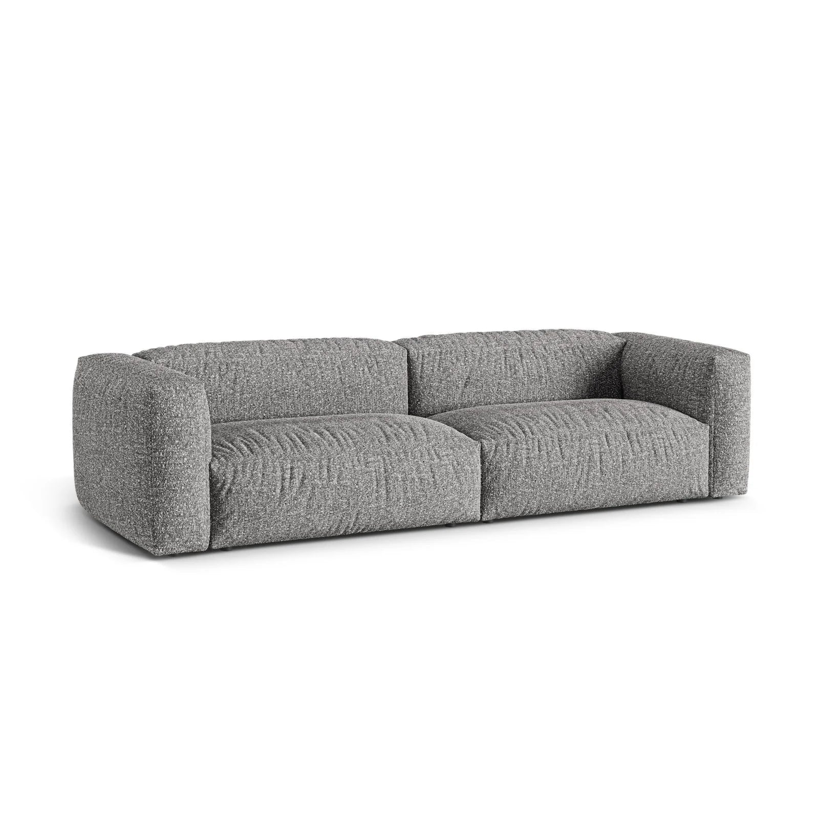 Martina 4-Sitzer Sofa, Sitztiefe 76 cm, aus Samt, Cord, Boucle oder Strukturstoff, 320x106 cm - Image 108