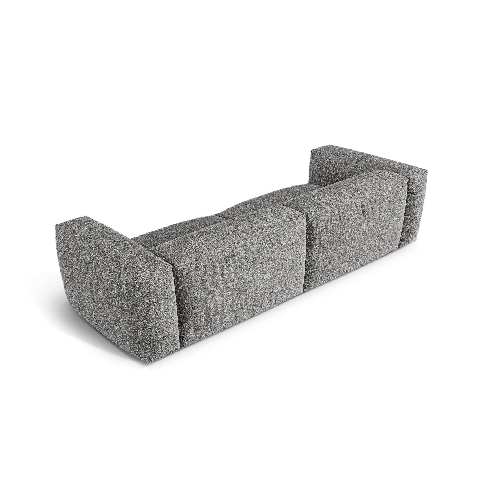 Martina 4-Sitzer Sofa, Sitztiefe 76 cm, aus Samt, Cord, Boucle oder Strukturstoff, 320x106 cm - Image 109