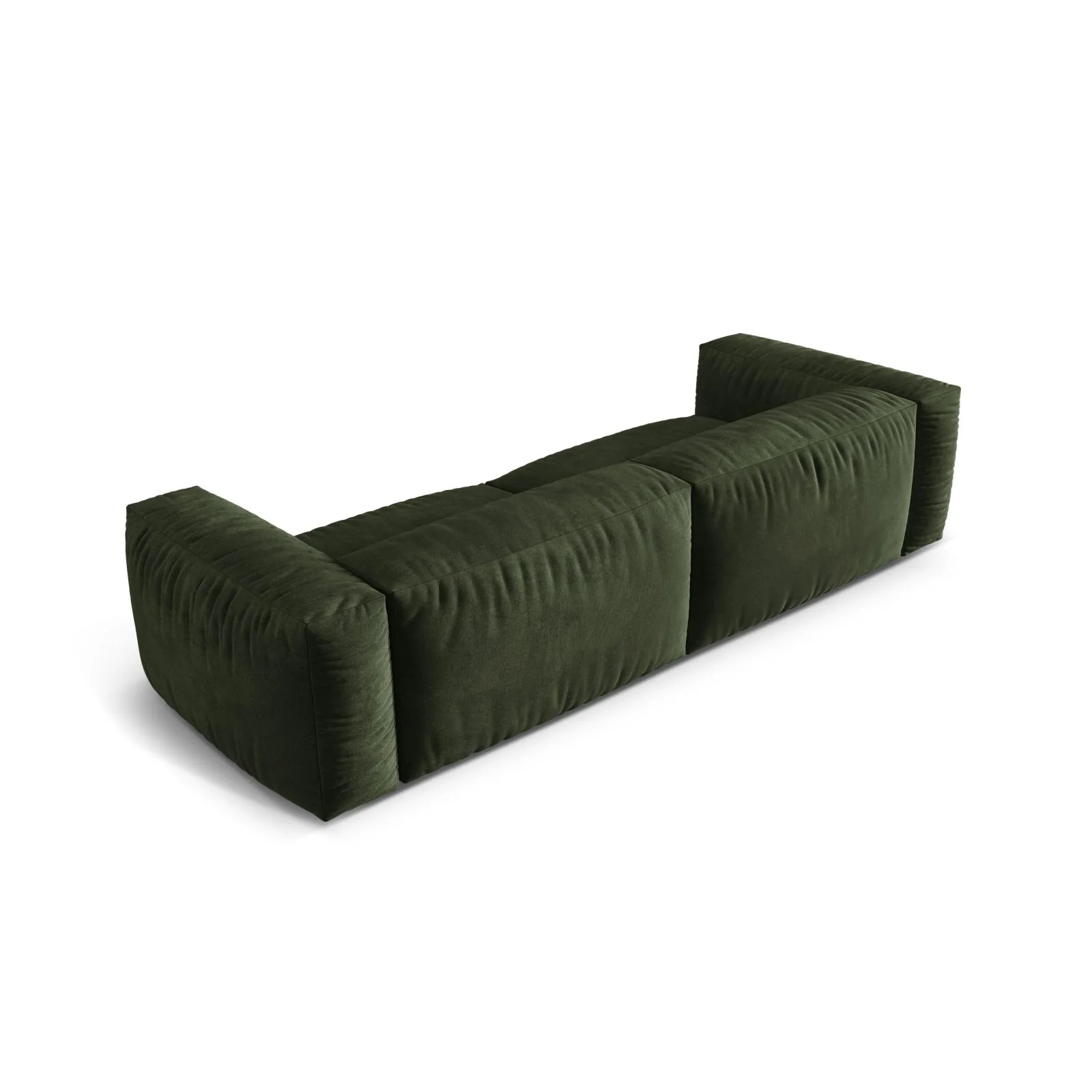 Martina 4-Sitzer Sofa, Sitztiefe 76 cm, aus Samt, Cord, Boucle oder Strukturstoff, 320x106 cm - Image 14
