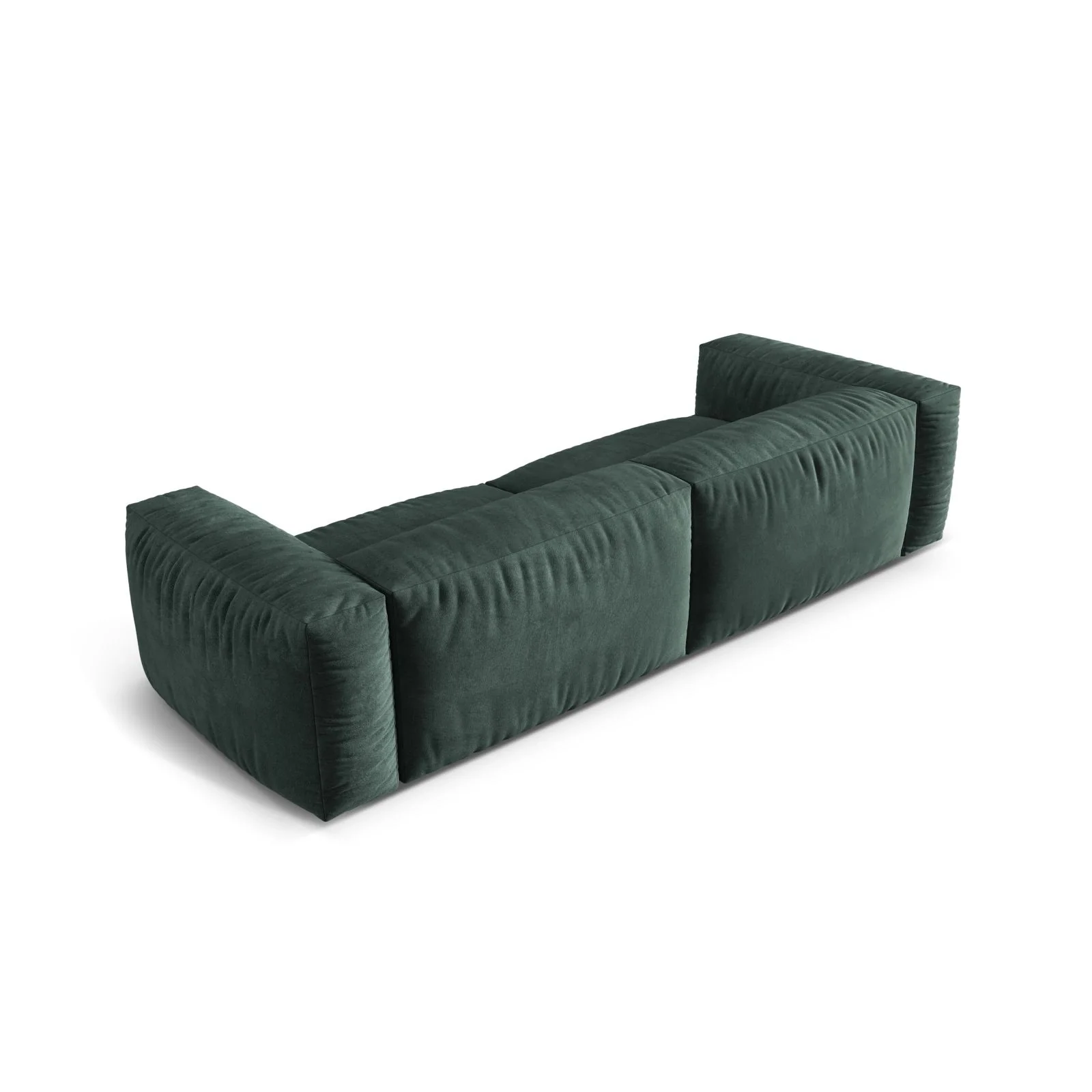 Martina 4-Sitzer Sofa, Sitztiefe 76 cm, aus Samt, Cord, Boucle oder Strukturstoff, 320x106 cm - Image 19
