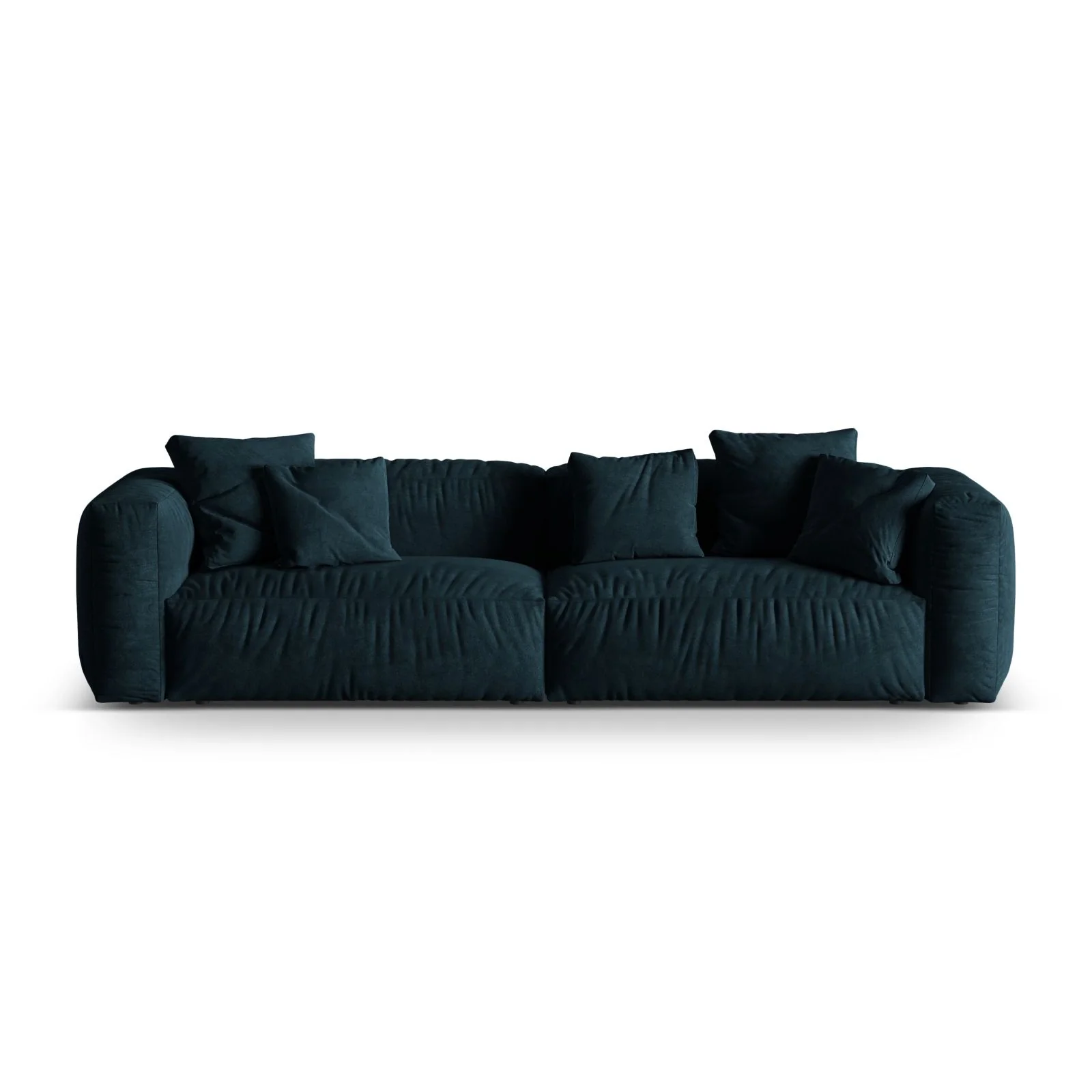 Martina 4-Sitzer Sofa, Sitztiefe 76 cm, aus Samt, Cord, Boucle oder Strukturstoff, 320x106 cm - Image 21