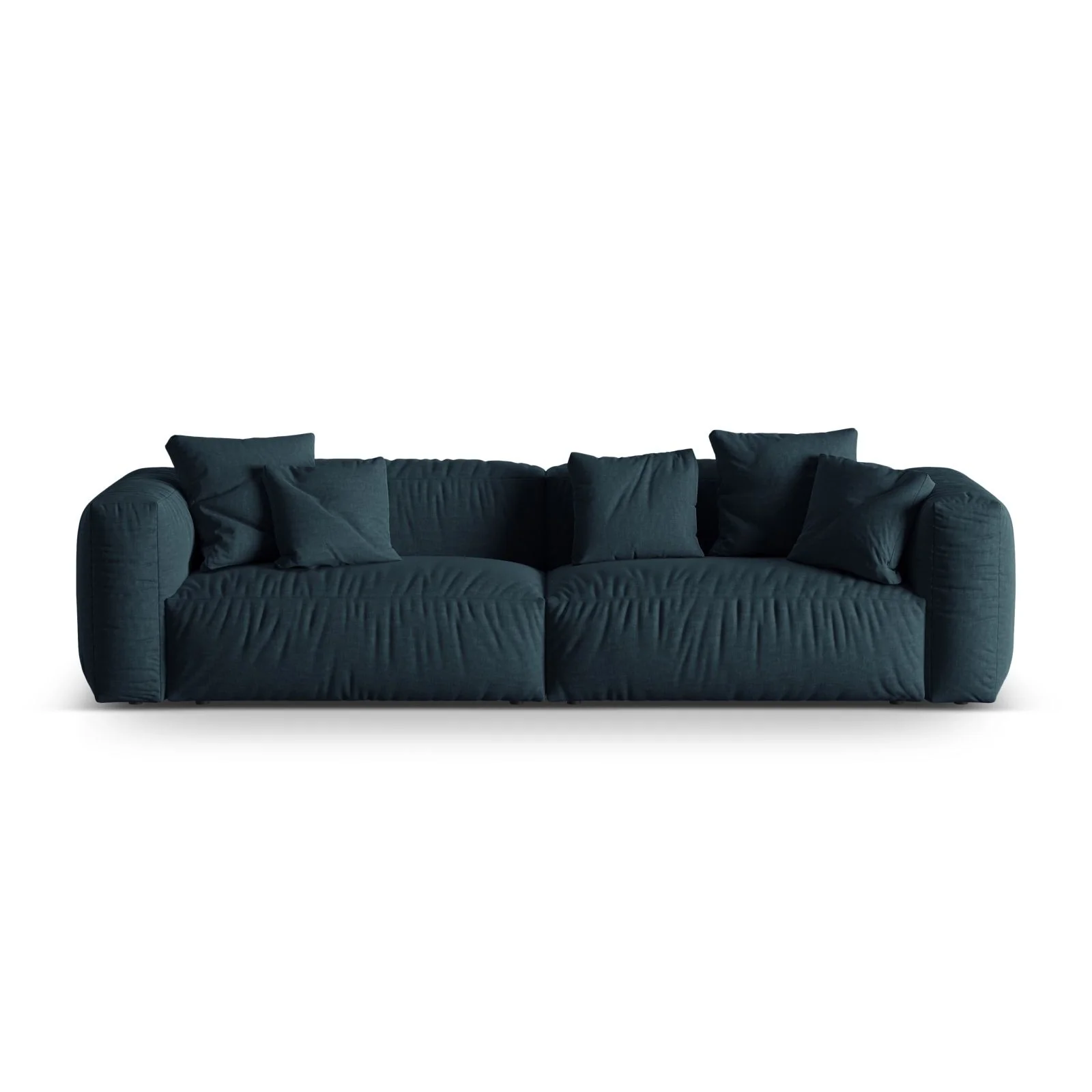 Martina 4-Sitzer Sofa, Sitztiefe 76 cm, aus Samt, Cord, Boucle oder Strukturstoff, 320x106 cm - Image 41