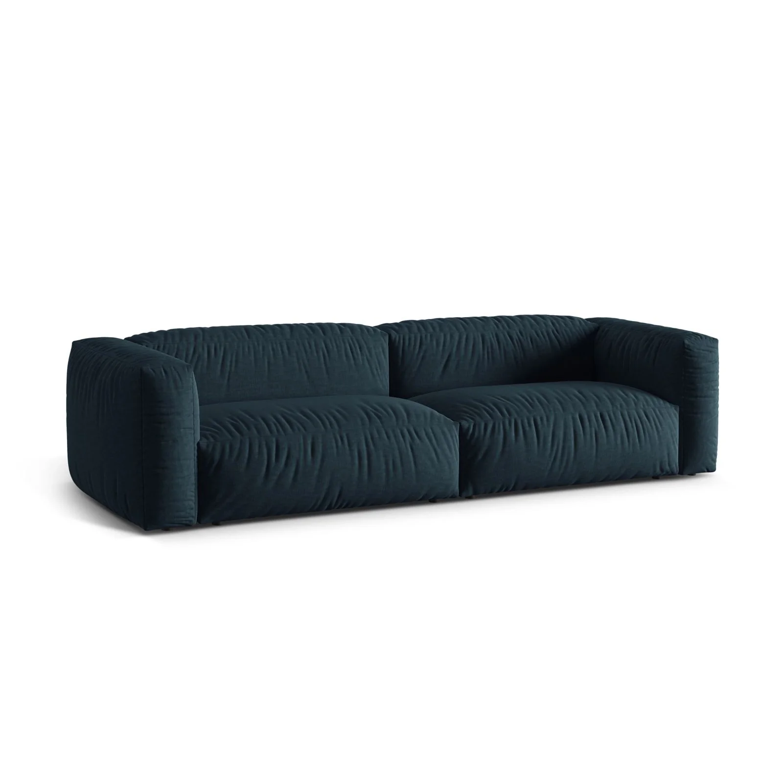 Martina 4-Sitzer Sofa, Sitztiefe 76 cm, aus Samt, Cord, Boucle oder Strukturstoff, 320x106 cm - Image 43