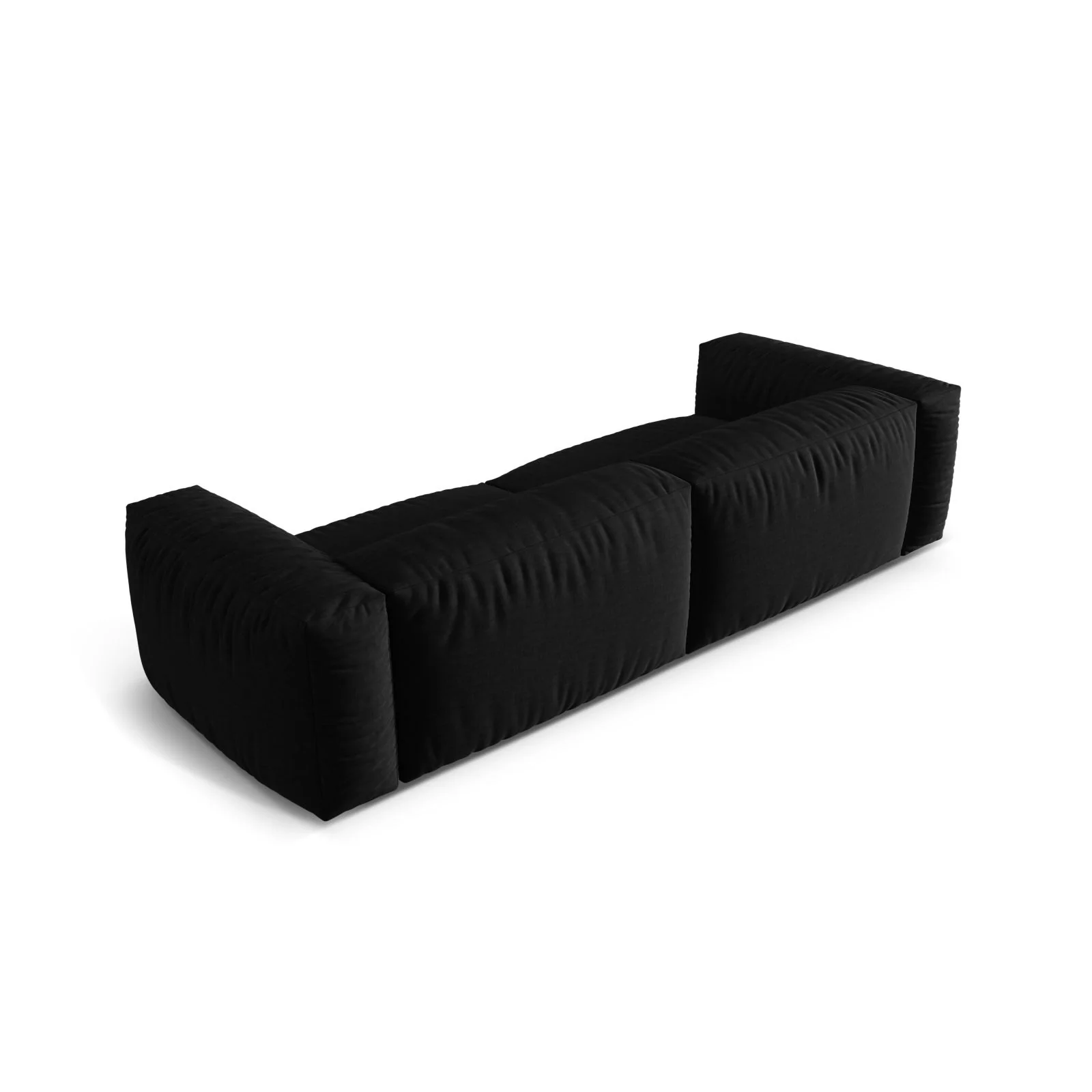 Martina 4-Sitzer Sofa, Sitztiefe 76 cm, aus Samt, Cord, Boucle oder Strukturstoff, 320x106 cm - Image 49