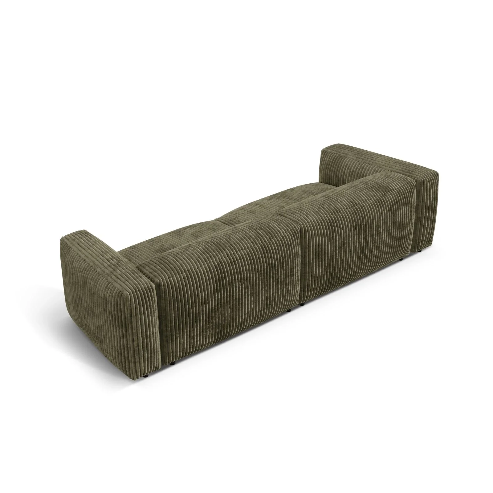 Martina 4-Sitzer Sofa, Sitztiefe 76 cm, aus Samt, Cord, Boucle oder Strukturstoff, 320x106 cm - Image 79