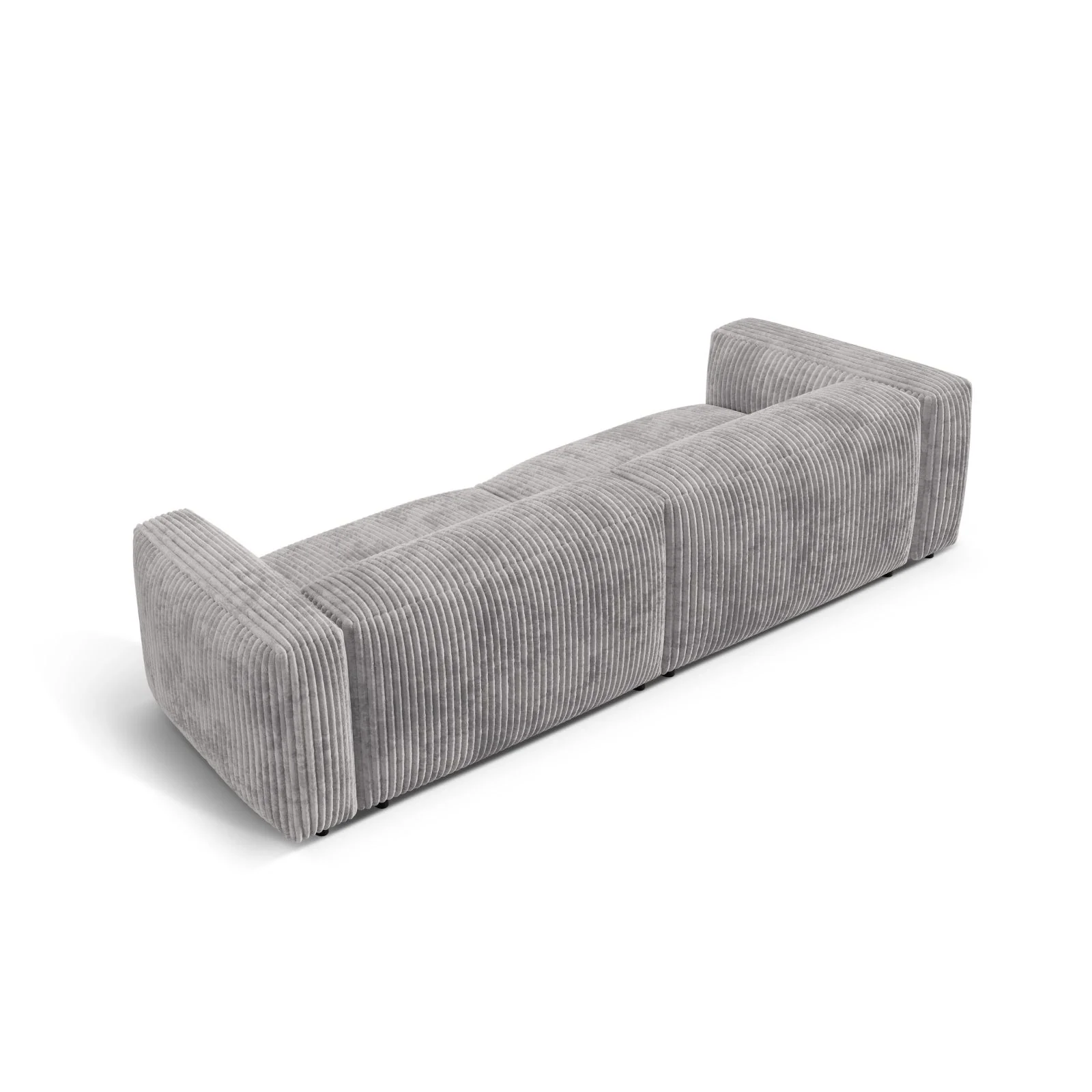 Martina 4-Sitzer Sofa, Sitztiefe 76 cm, aus Samt, Cord, Boucle oder Strukturstoff, 320x106 cm - Image 84