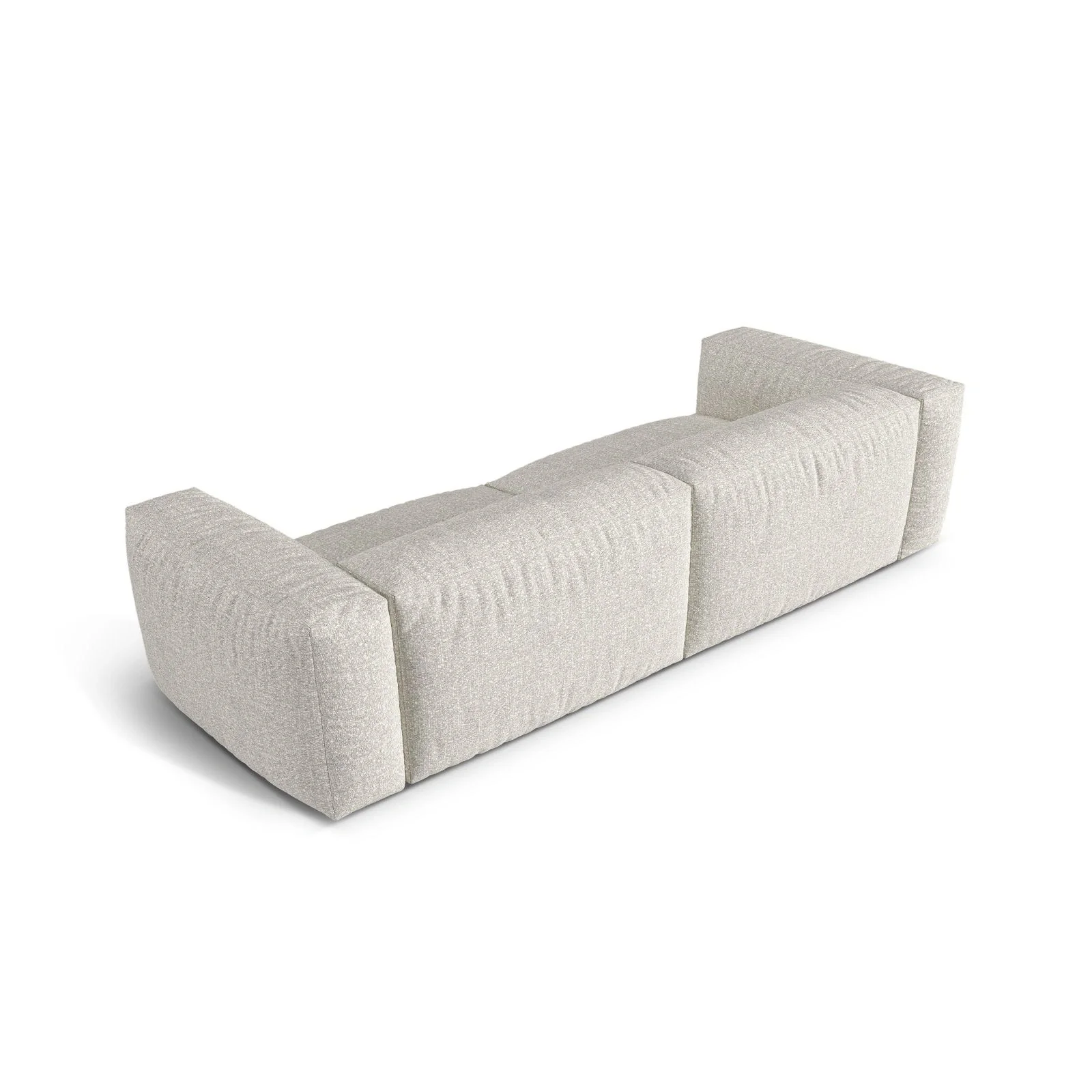 Martina 4-Sitzer Sofa, Sitztiefe 76 cm, aus Samt, Cord, Boucle oder Strukturstoff, 320x106 cm - Image 94
