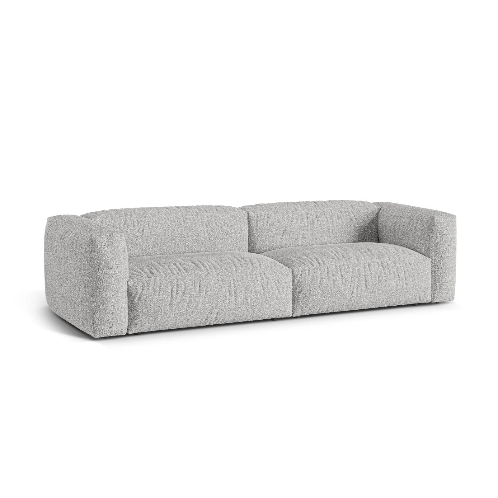 Martina 4-Sitzer Sofa, Sitztiefe 76 cm, aus Samt, Cord, Boucle oder Strukturstoff, 320x106 cm - Image 98