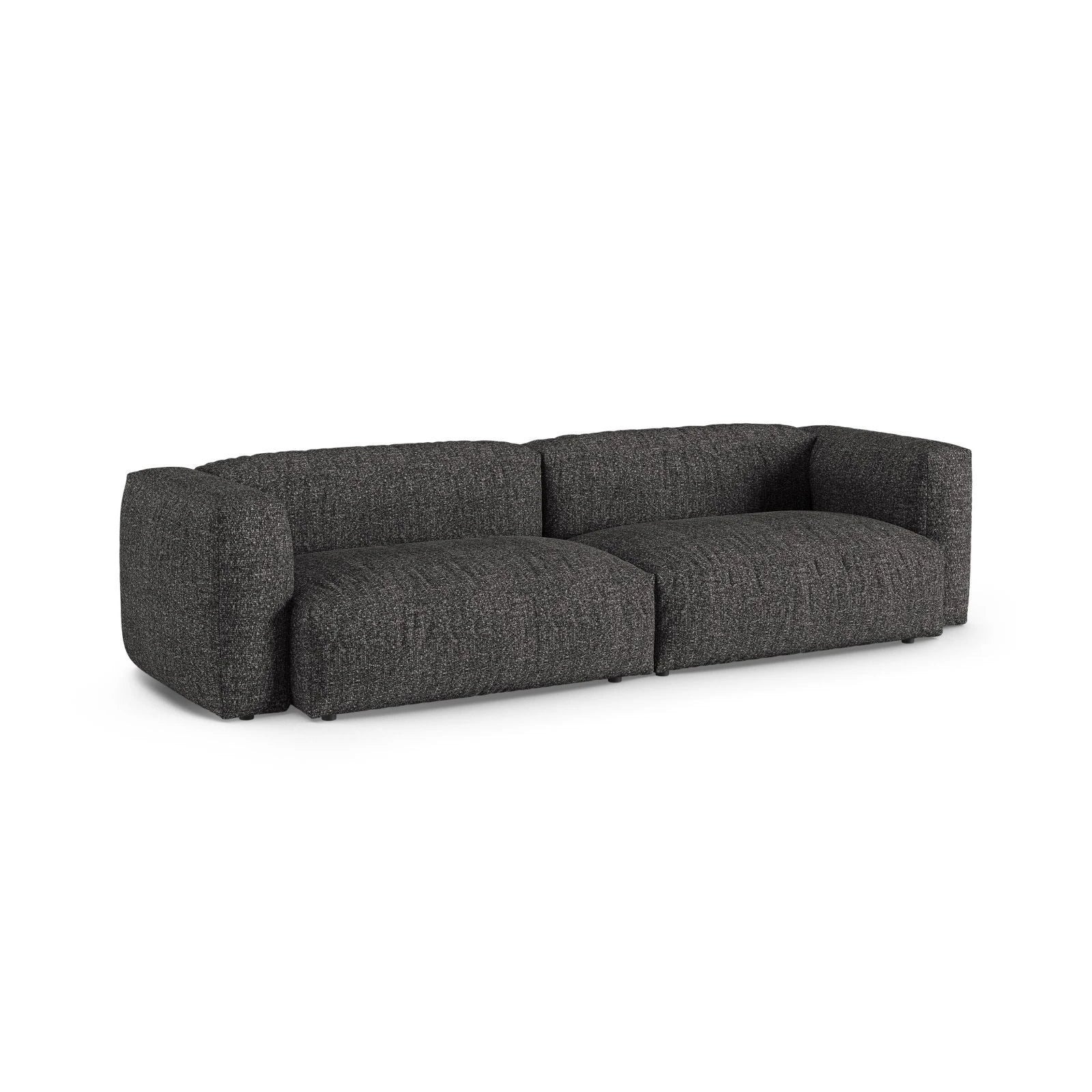 Martina 4-Sitzer Sofa, Sitztiefe 90 cm, aus Samt, Cord, Boucle oder Strukturstoff, 320x120 cm - Image 103