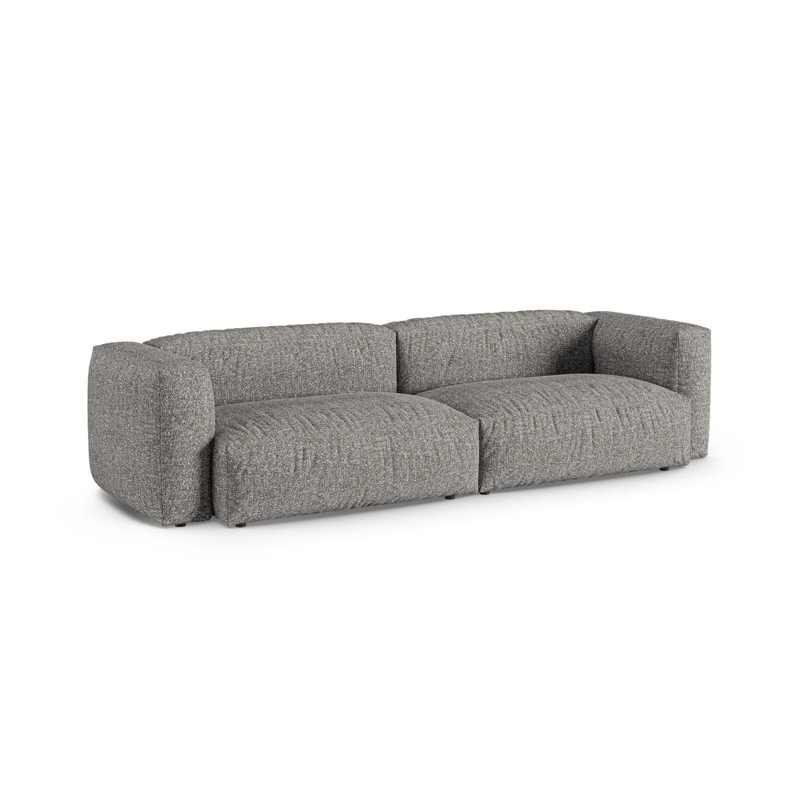 Martina 4-Sitzer Sofa, Sitztiefe 90 cm, aus Samt, Cord, Boucle oder Strukturstoff, 320x120 cm - Image 108