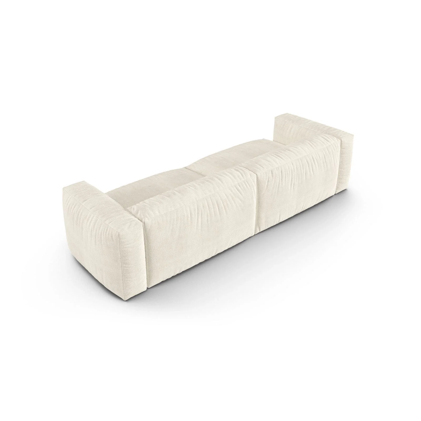 Martina 4-Sitzer Sofa, Sitztiefe 90 cm, aus Samt, Cord, Boucle oder Strukturstoff, 320x120 cm - Image 119