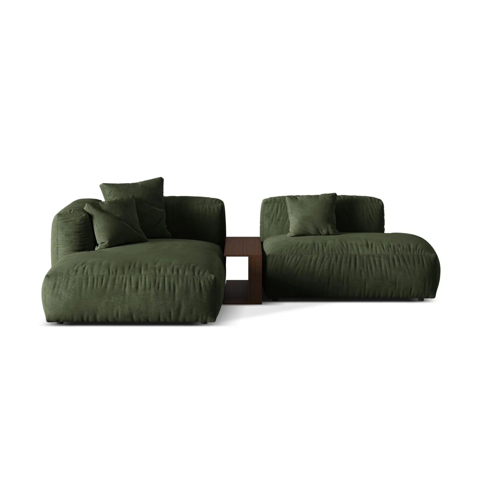 Martina modulares Ecksofa, Linke Seite, aus Samt, Cord oder Strukturstoff, 285x176 cm - Image 13