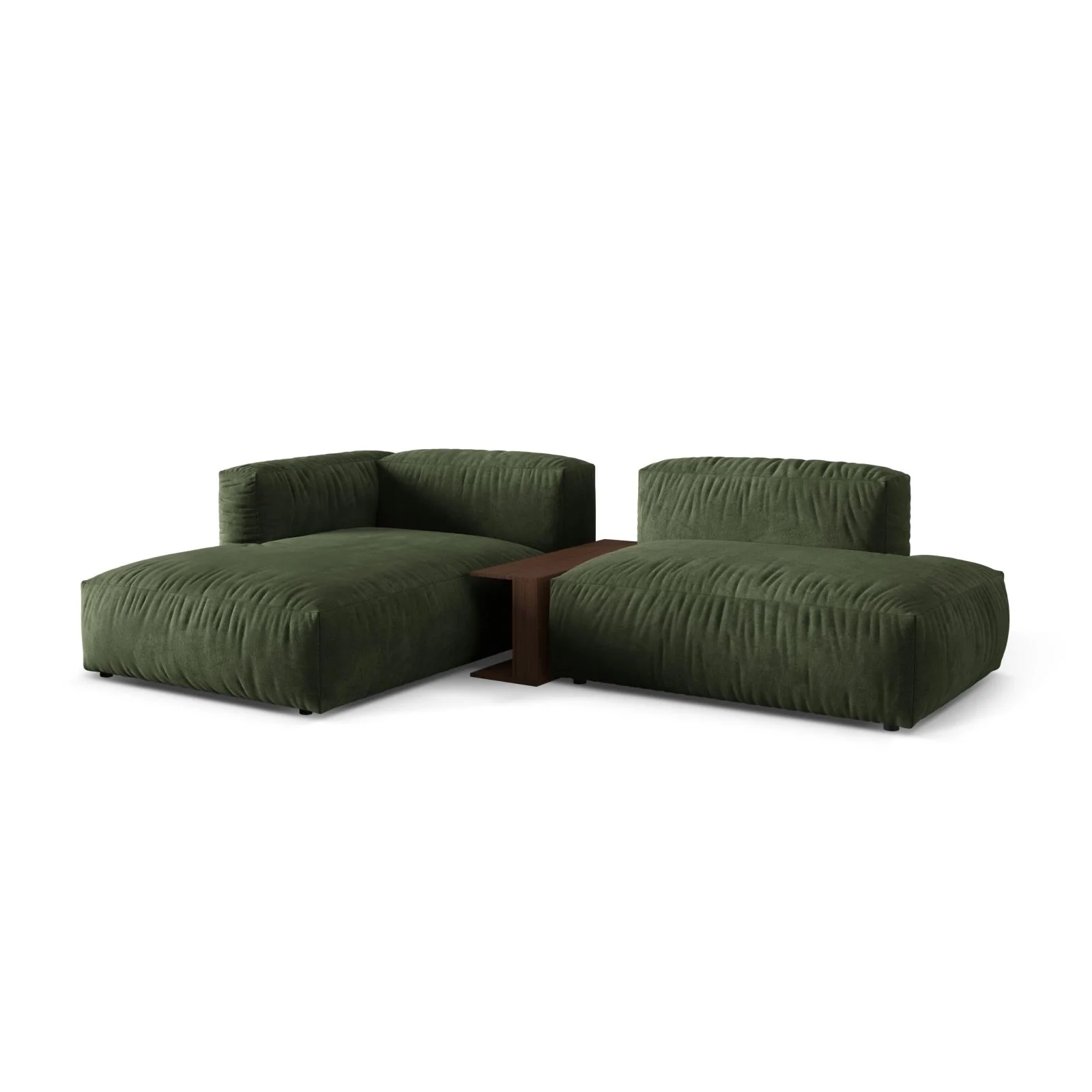 Martina modulares Ecksofa, Linke Seite, aus Samt, Cord oder Strukturstoff, 285x176 cm - Image 15