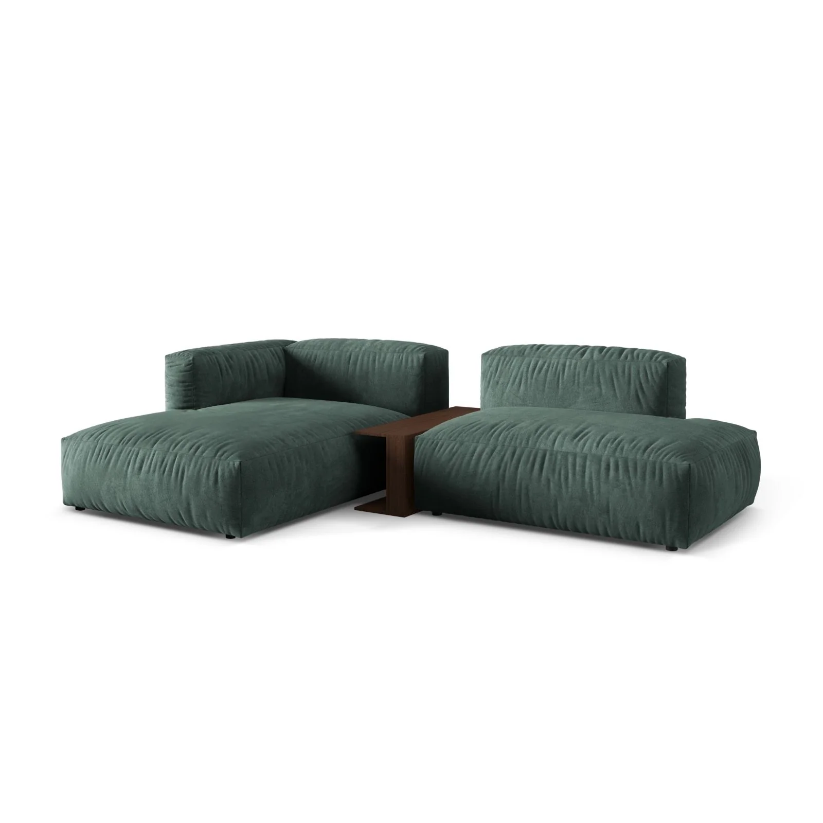 Martina modulares Ecksofa, Linke Seite, aus Samt, Cord oder Strukturstoff, 285x176 cm - Image 21