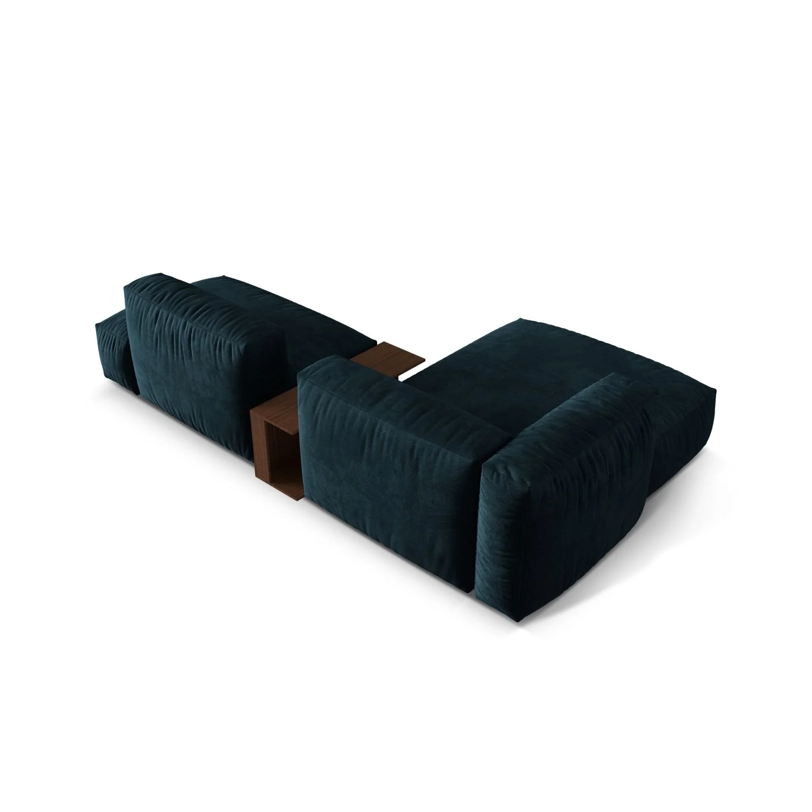 Martina modulares Ecksofa, Linke Seite, aus Samt, Cord oder Strukturstoff, 285x176 cm - Image 29