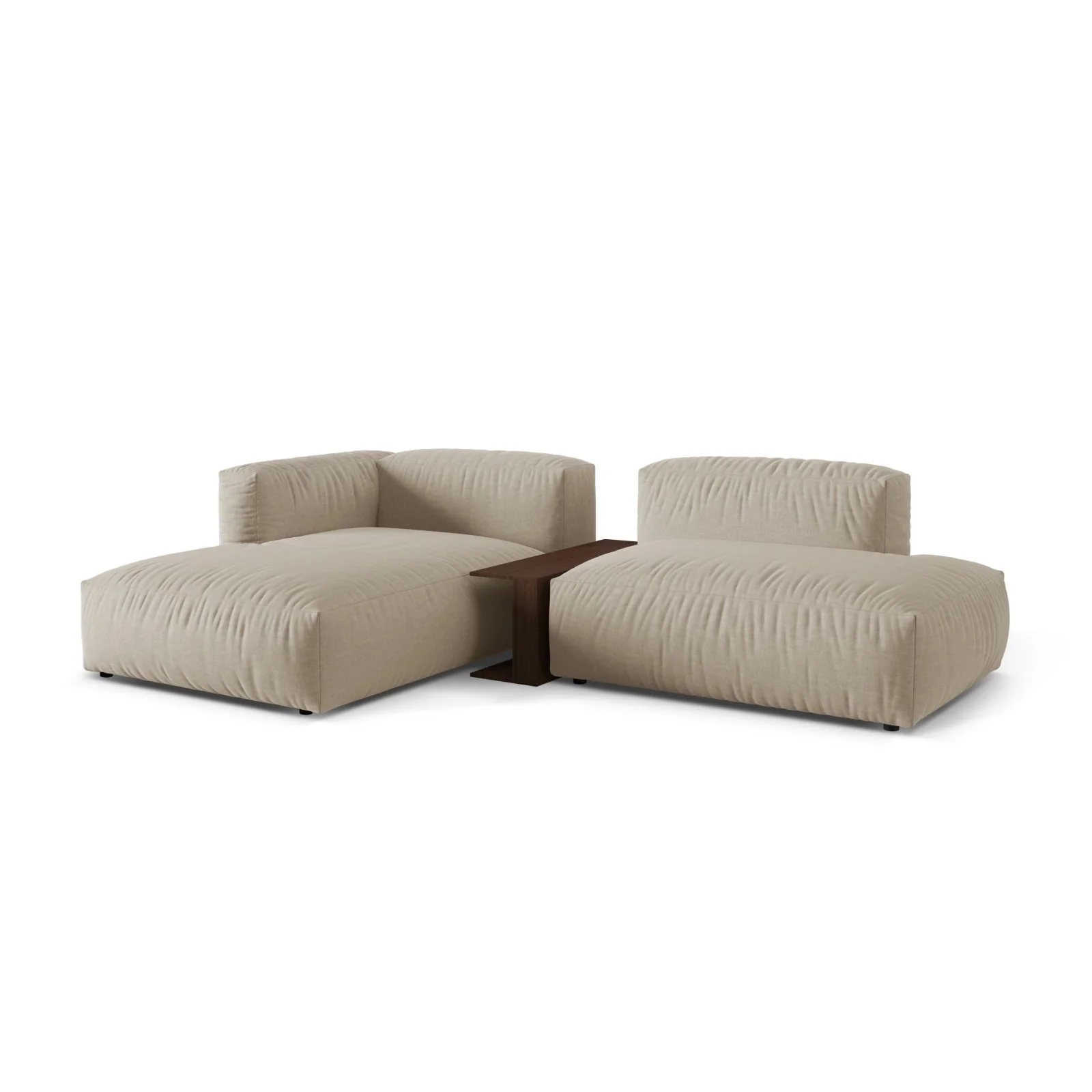 Martina modulares Ecksofa, Linke Seite, aus Samt, Cord oder Strukturstoff, 285x176 cm - Image 38