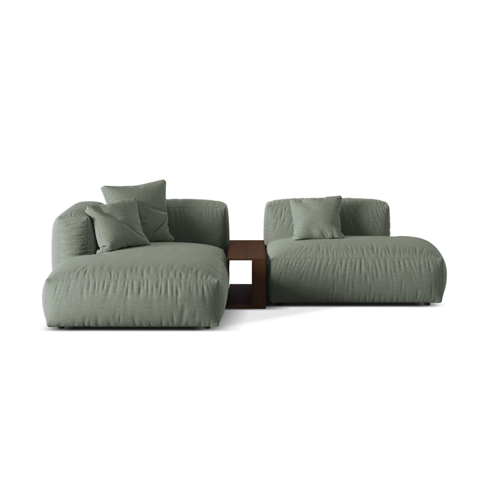 Martina modulares Ecksofa, Linke Seite, aus Samt, Cord oder Strukturstoff, 285x176 cm - Image 42