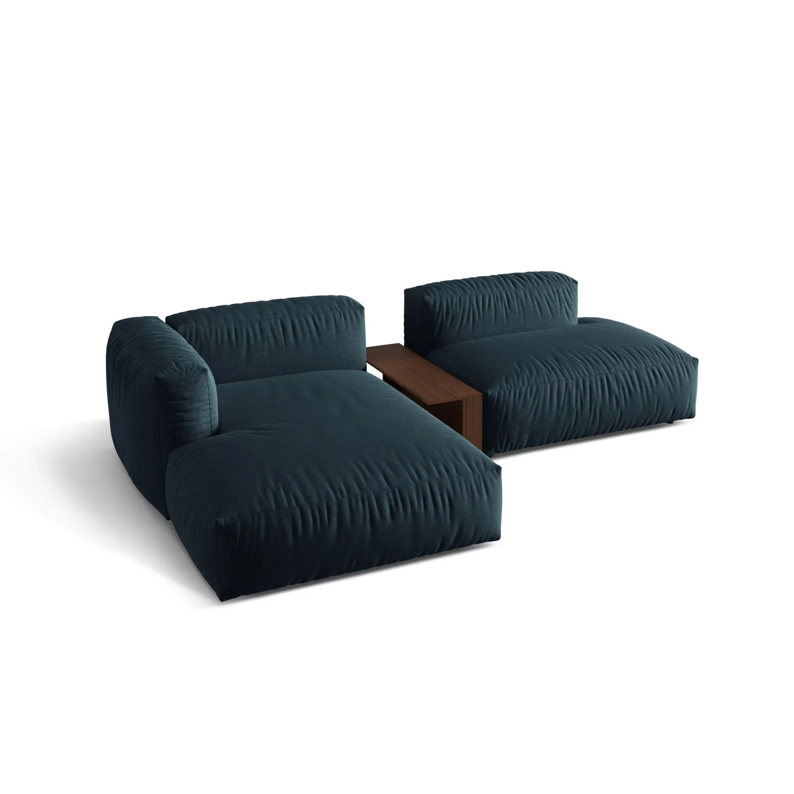 Martina modulares Ecksofa, Linke Seite, aus Samt, Cord oder Strukturstoff, 285x176 cm - Image 51