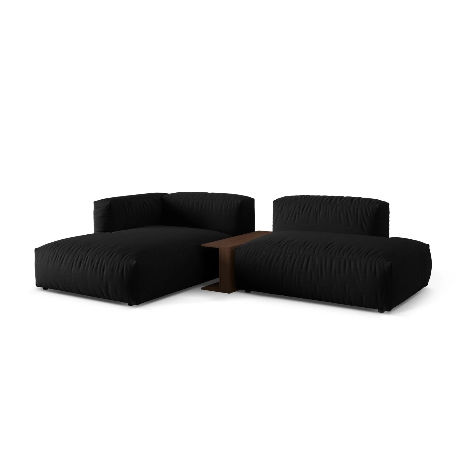 Martina modulares Ecksofa, Linke Seite, aus Samt, Cord oder Strukturstoff, 285x176 cm - Image 56