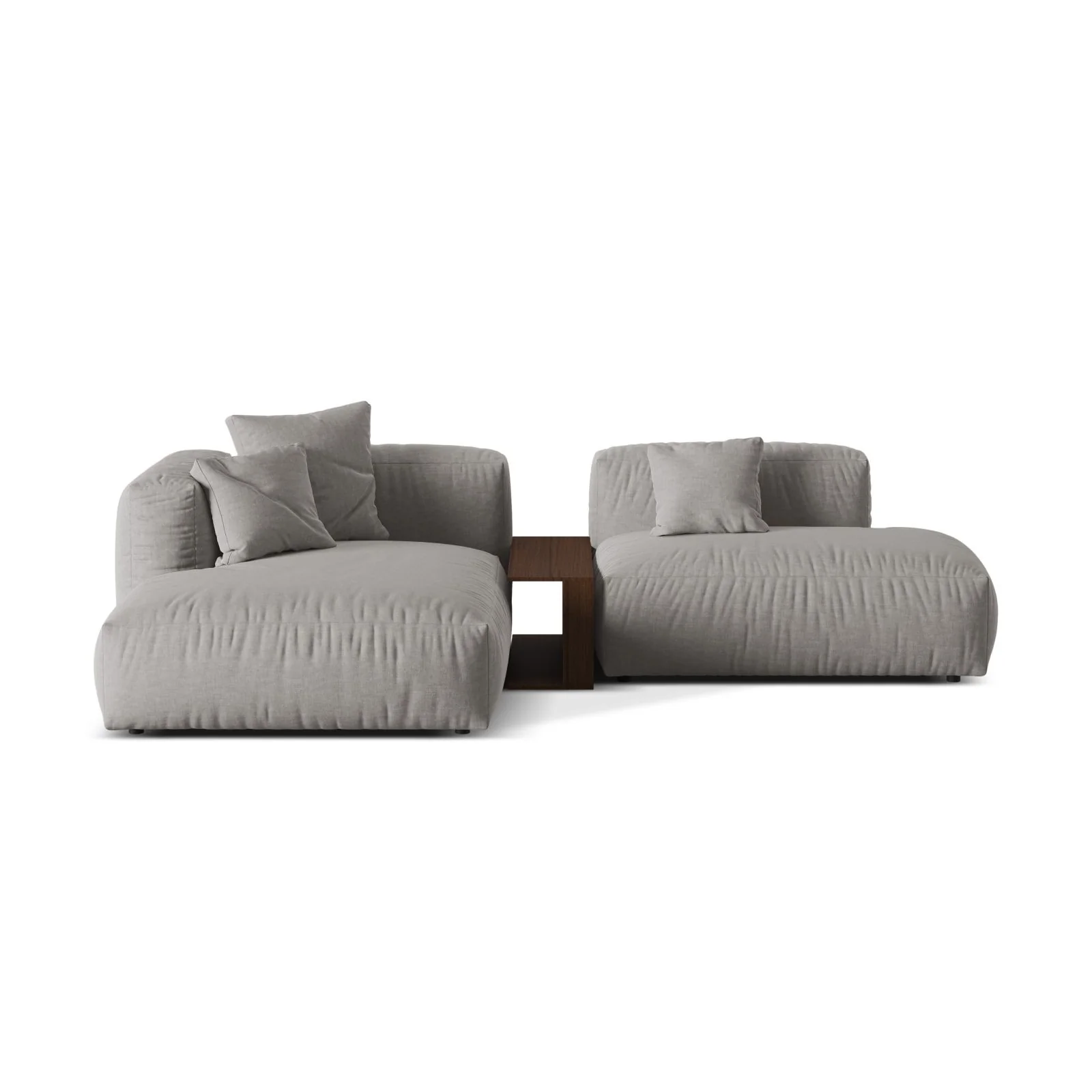 Martina modulares Ecksofa, Linke Seite, aus Samt, Cord oder Strukturstoff, 285x176 cm - Image 60