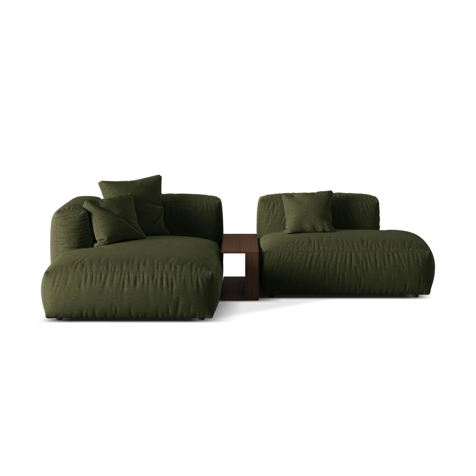 Martina modulares Ecksofa, Linke Seite, aus Samt, Cord oder Strukturstoff, 285x176 cm - Image 66