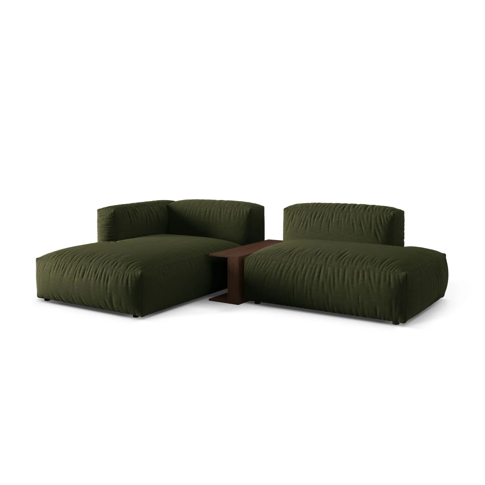 Martina modulares Ecksofa, Linke Seite, aus Samt, Cord oder Strukturstoff, 285x176 cm - Image 68
