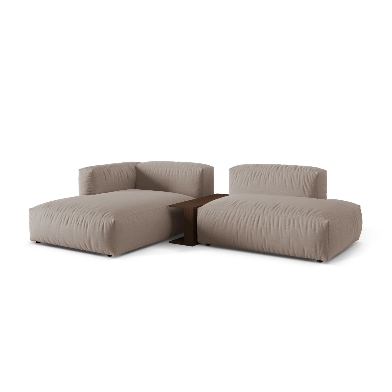 Martina modulares Ecksofa, Linke Seite, aus Samt, Cord oder Strukturstoff, 285x176 cm - Image 74