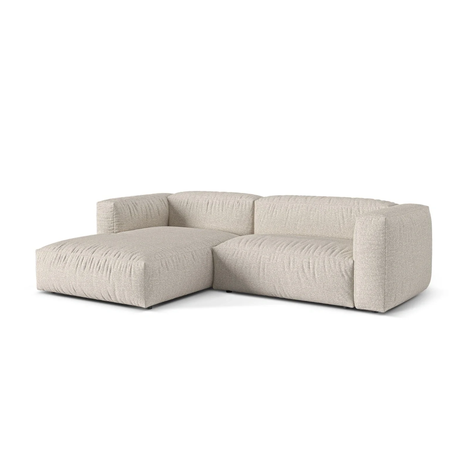 Martina modulares Ecksofa, Linke Seite, Sitztiefe 76 cm, aus Samt, Cord, Boucle oder Strukturstoff, 280x176 cm - Image 135