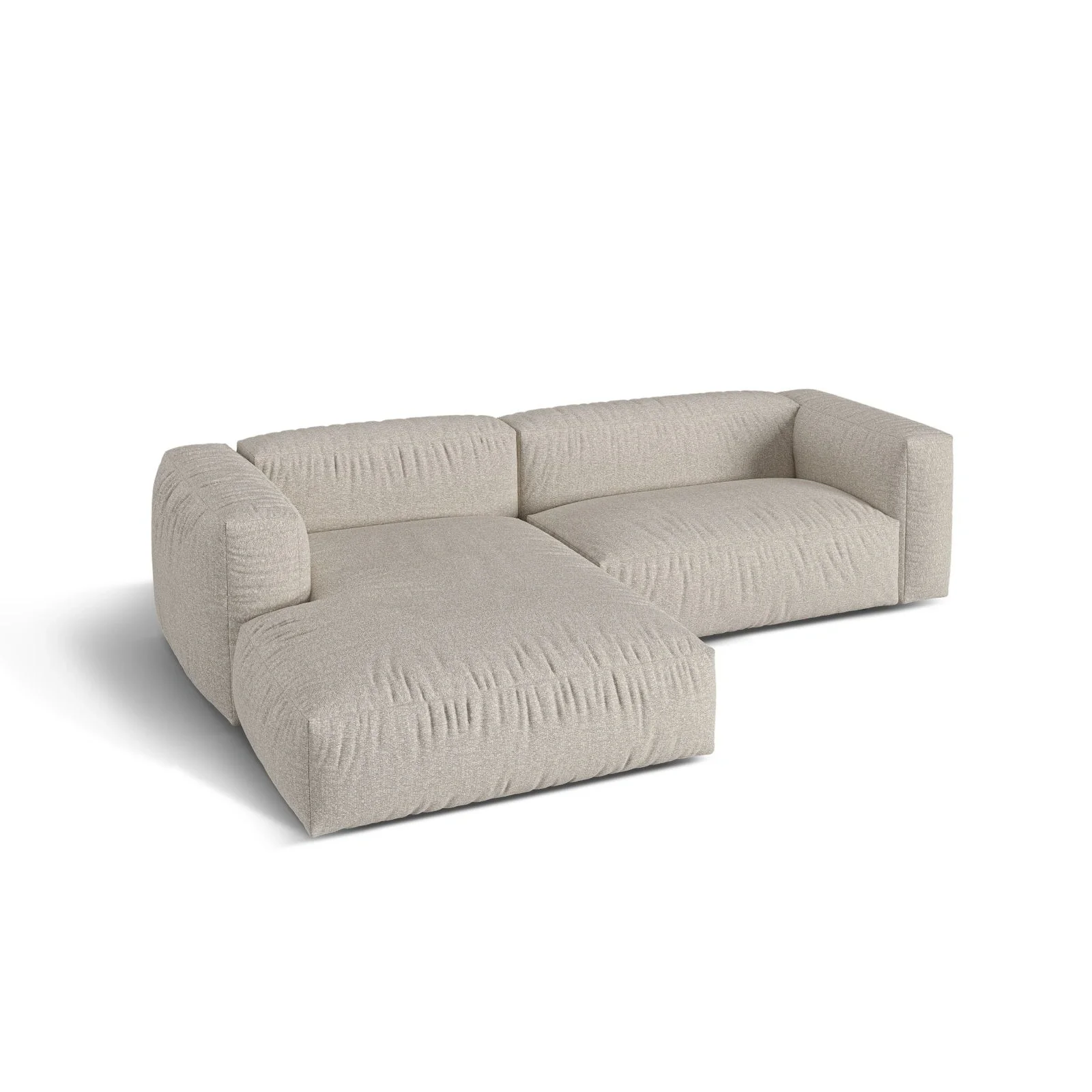 Martina modulares Ecksofa, Linke Seite, Sitztiefe 76 cm, aus Samt, Cord, Boucle oder Strukturstoff, 280x176 cm - Image 136