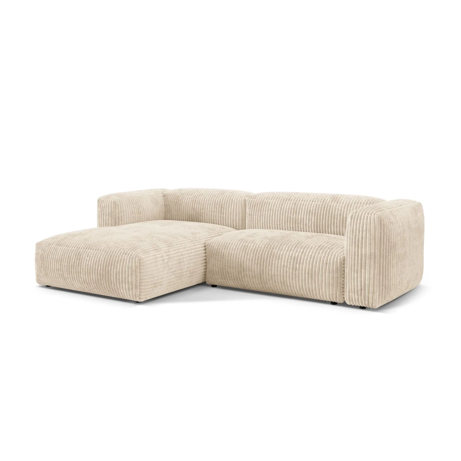 Martina modulares Ecksofa, Linke Seite, Sitztiefe 76 cm, aus Samt, Cord, Boucle oder Strukturstoff, 280x176 cm - Image 81