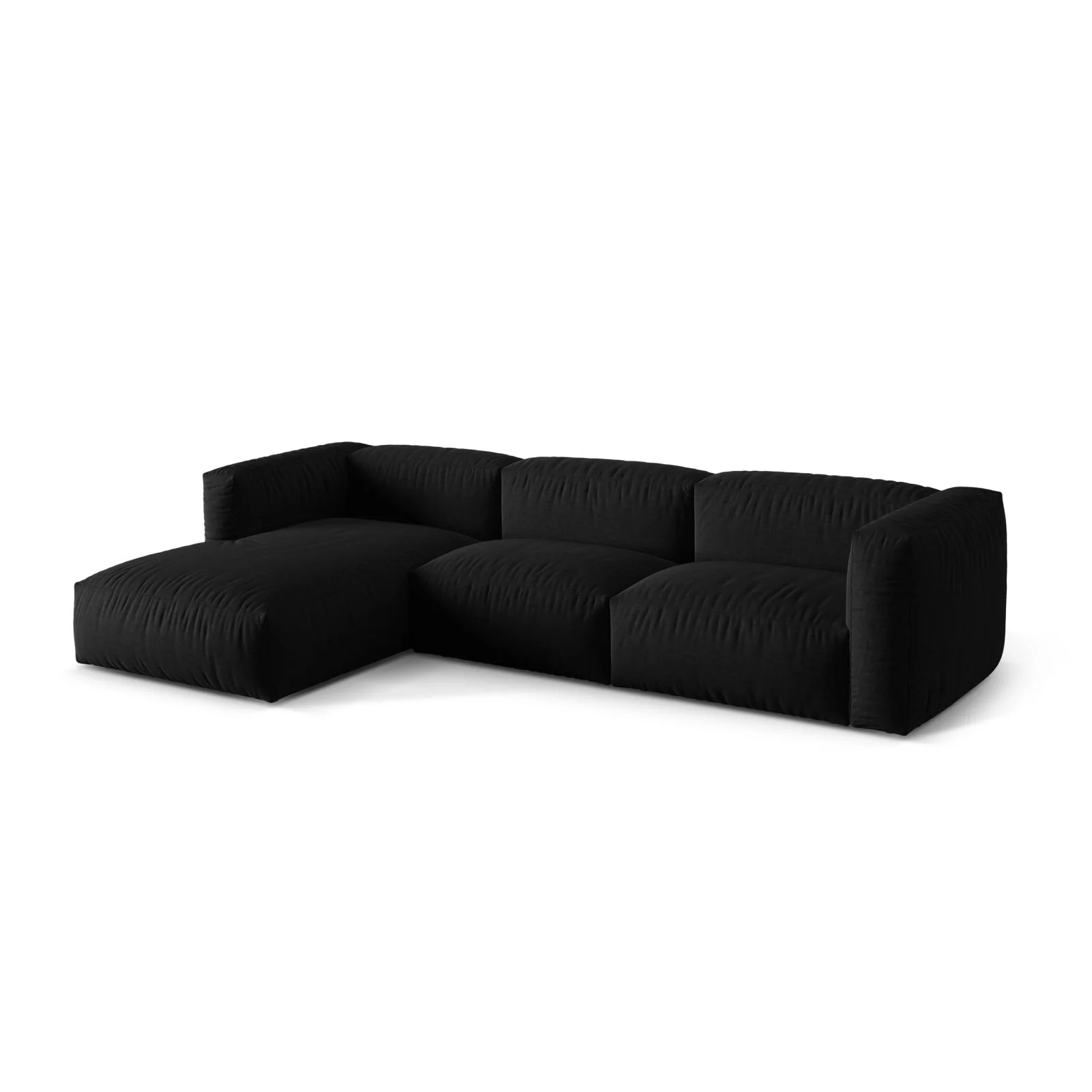 Martina modulares Ecksofa, Linke Seite, Sitztiefe 76 cm, aus Samt, Cord, Boucle oder Strukturstoff, 330x176 cm - Image 57