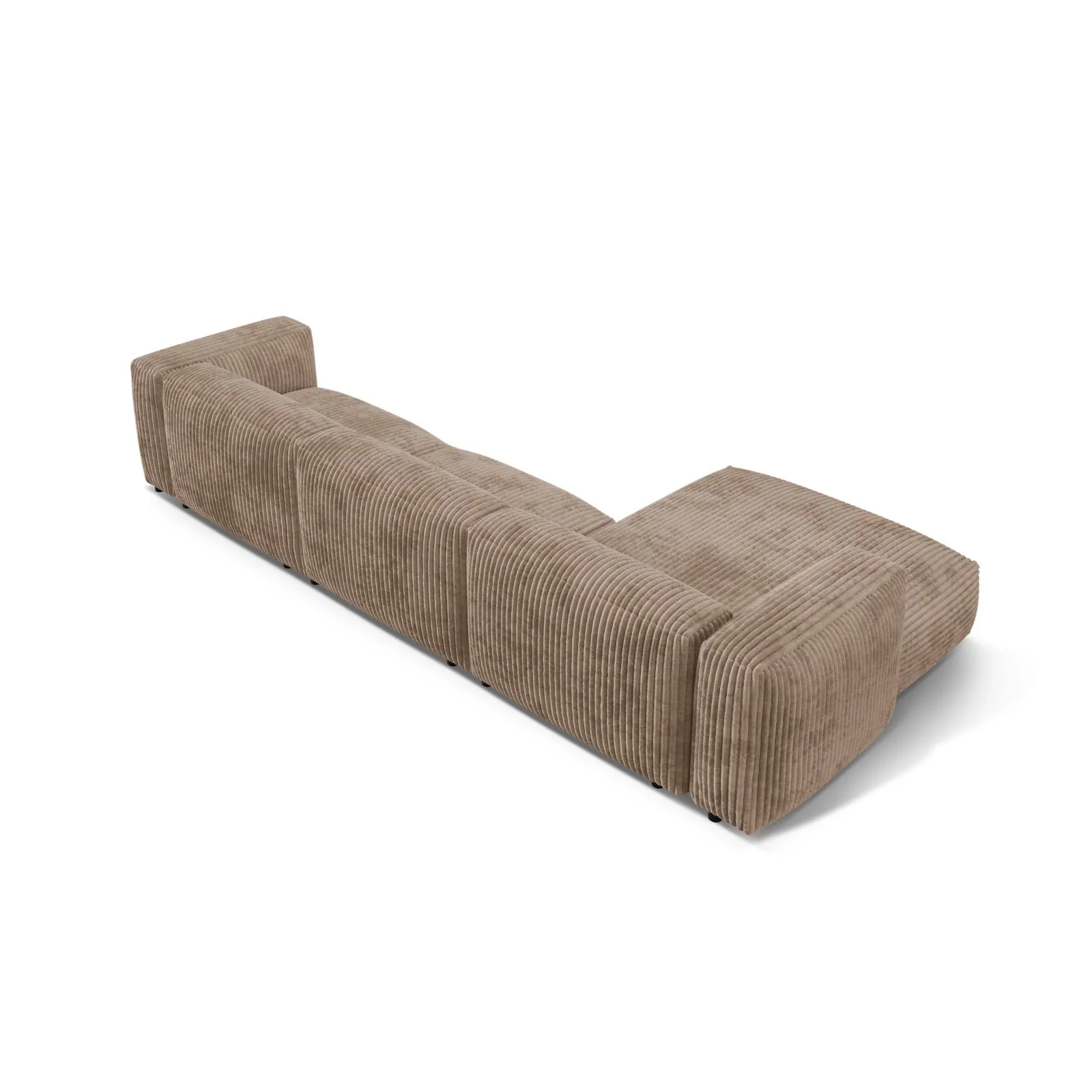 Martina modulares Ecksofa, Linke Seite, Sitztiefe 76 cm, aus Samt, Cord, Boucle oder Strukturstoff, 330x176 cm - Image 89
