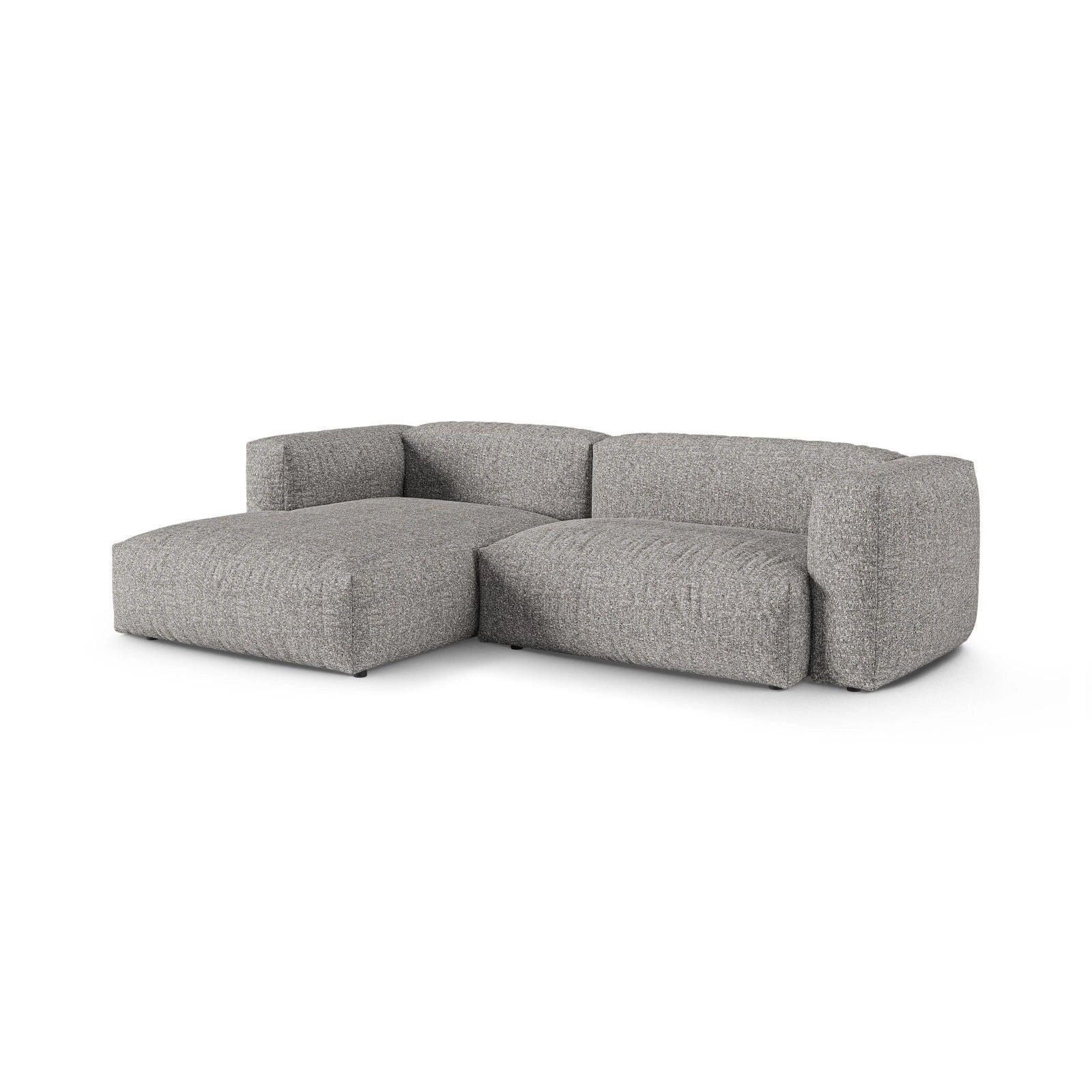 Martina modulares Ecksofa, Linke Seite, Sitztiefe 90 cm, aus Samt, Cord, Boucle oder Strukturstoff, 280x176 cm - Image 129