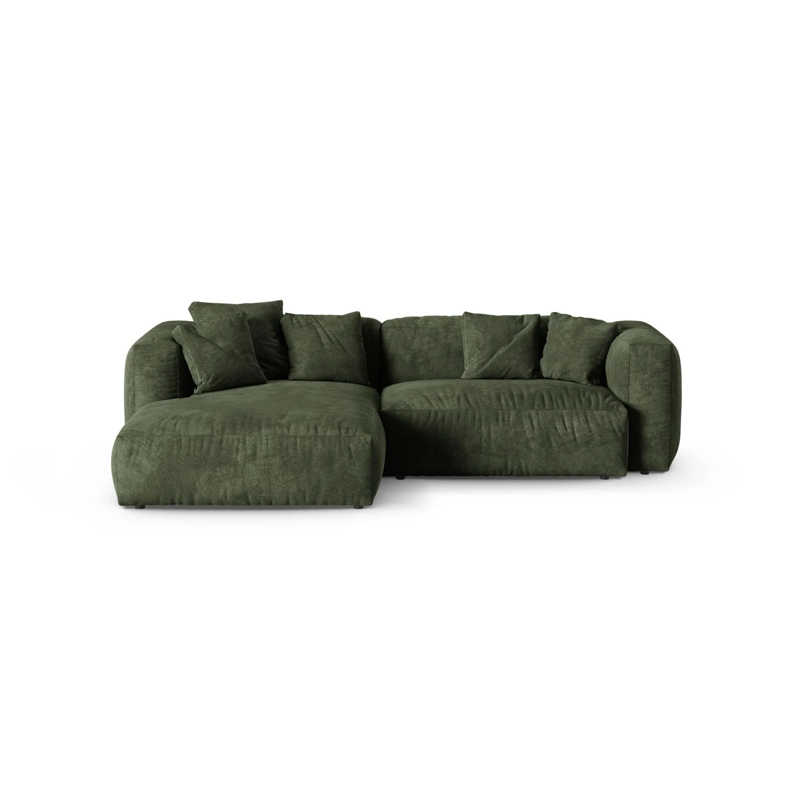Martina modulares Ecksofa, Linke Seite, Sitztiefe 90 cm, aus Samt, Cord, Boucle oder Strukturstoff, 280x176 cm - Image 13
