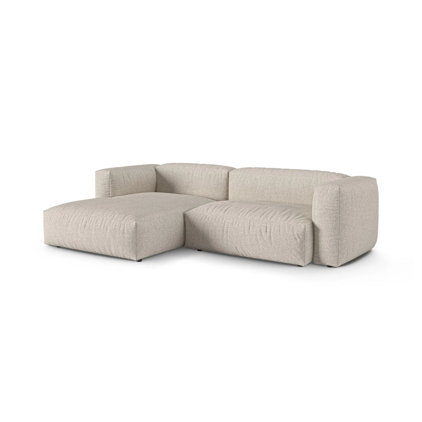 Martina modulares Ecksofa, Linke Seite, Sitztiefe 90 cm, aus Samt, Cord, Boucle oder Strukturstoff, 280x176 cm - Image 135