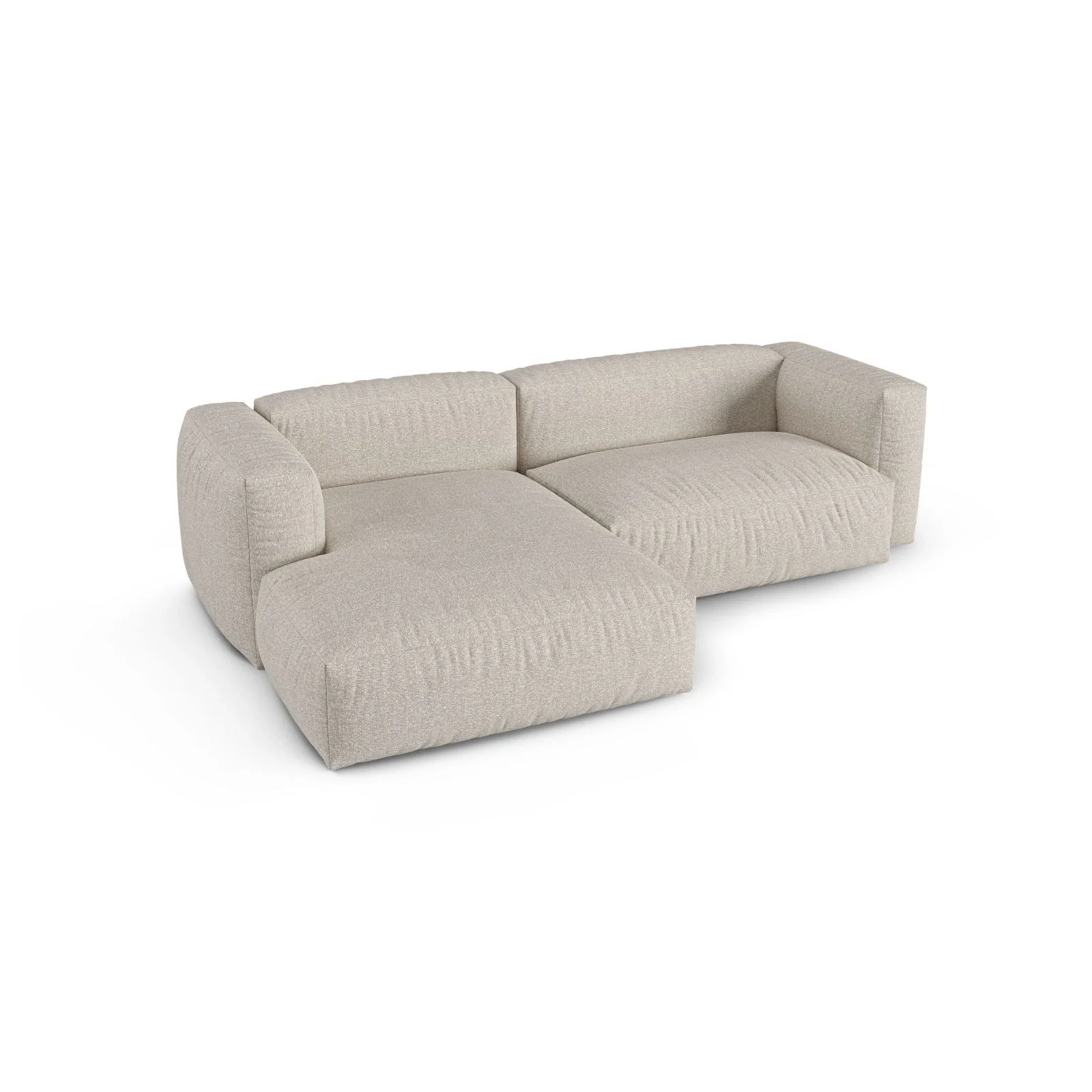 Martina modulares Ecksofa, Linke Seite, Sitztiefe 90 cm, aus Samt, Cord, Boucle oder Strukturstoff, 280x176 cm - Image 136