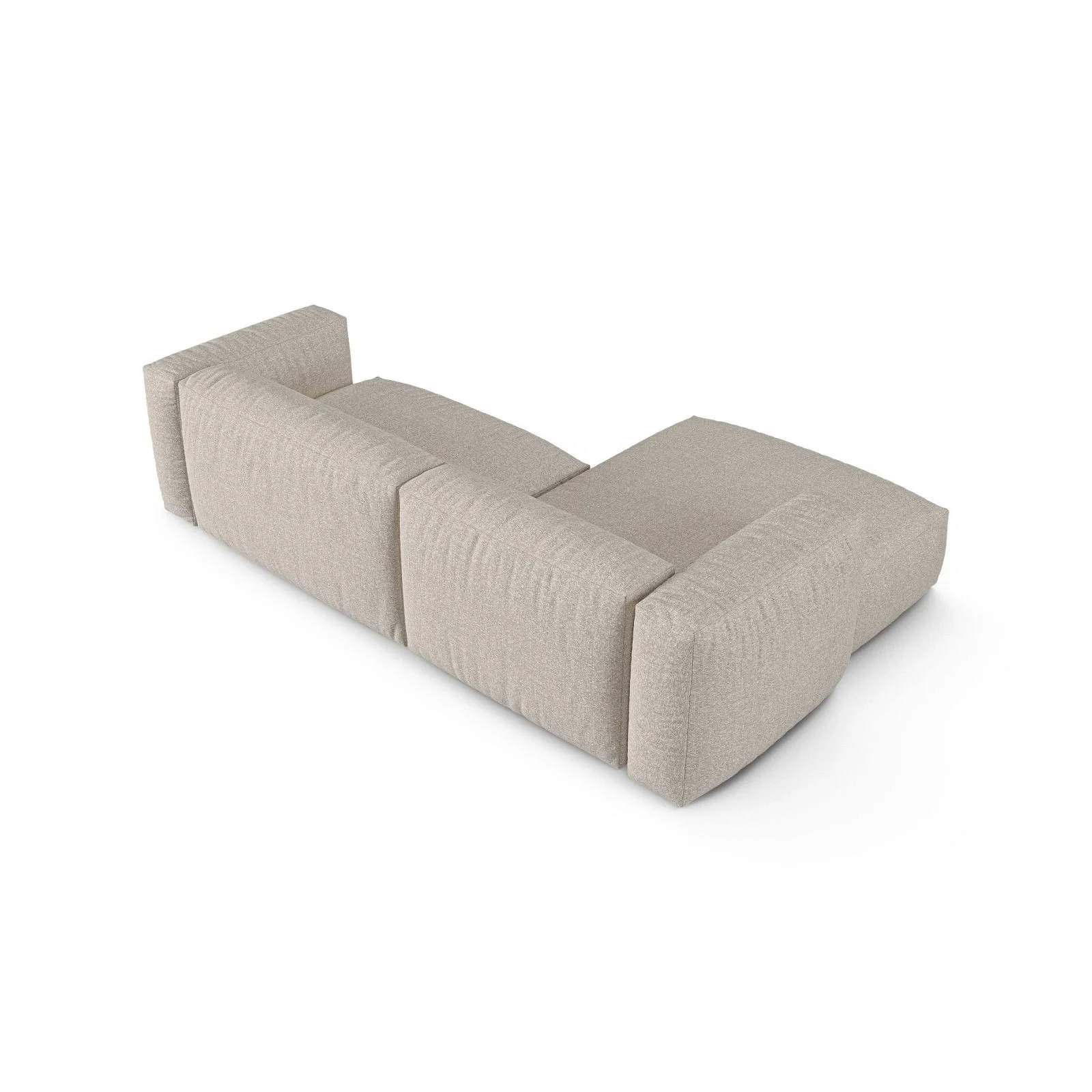 Martina modulares Ecksofa, Linke Seite, Sitztiefe 90 cm, aus Samt, Cord, Boucle oder Strukturstoff, 280x176 cm - Image 137