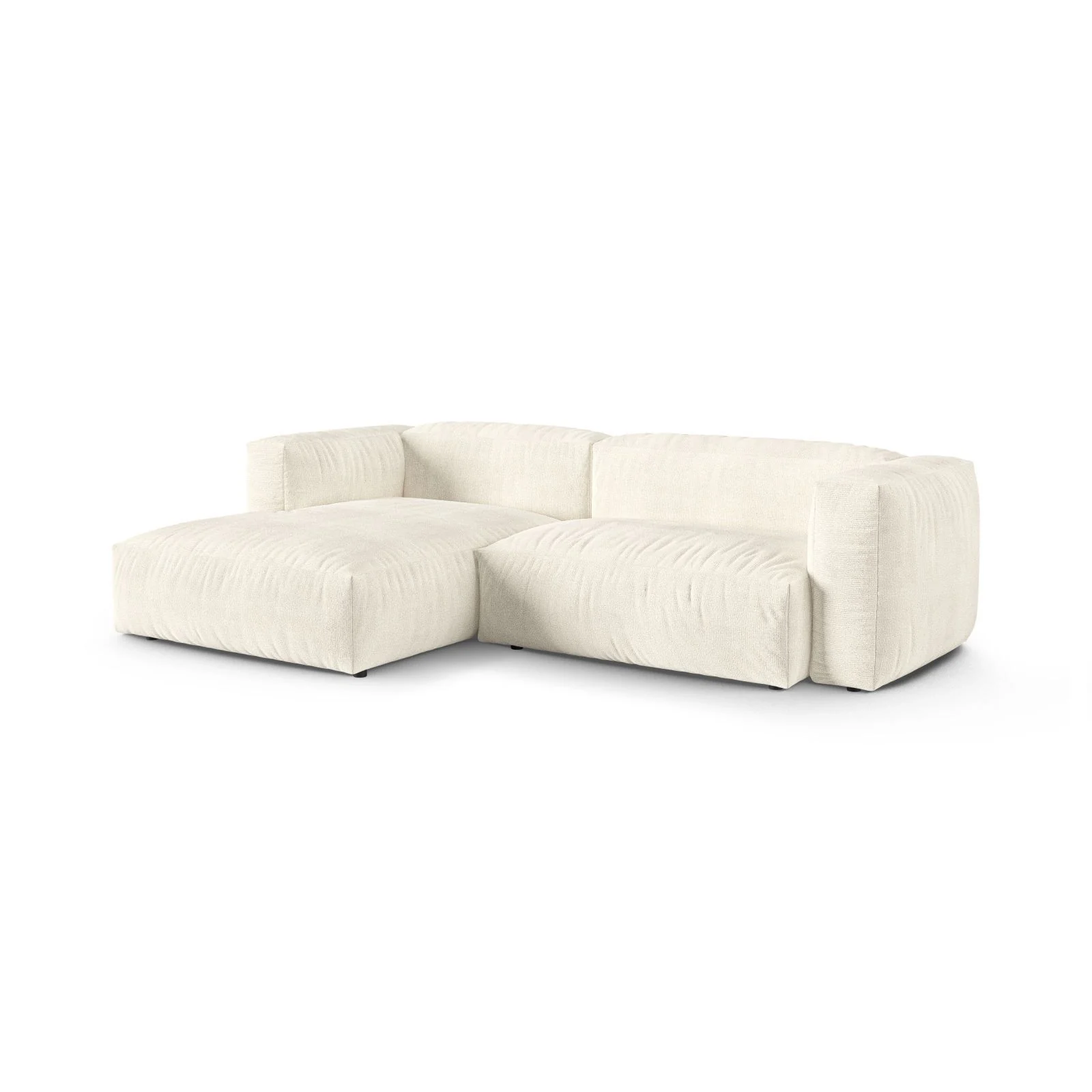 Martina modulares Ecksofa, Linke Seite, Sitztiefe 90 cm, aus Samt, Cord, Boucle oder Strukturstoff, 280x176 cm - Image 141