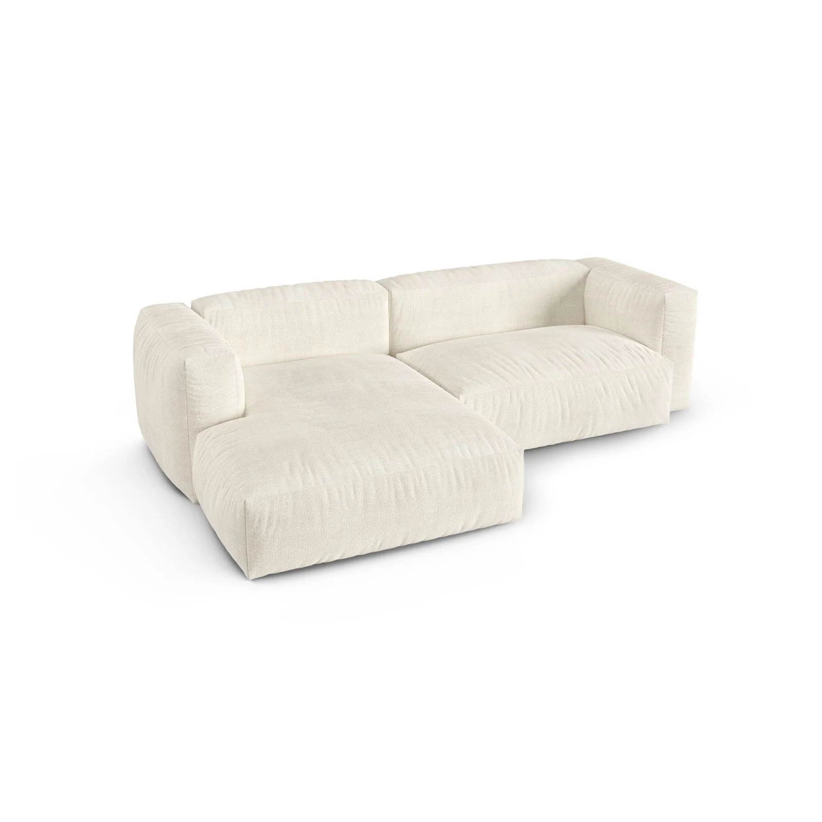 Martina modulares Ecksofa, Linke Seite, Sitztiefe 90 cm, aus Samt, Cord, Boucle oder Strukturstoff, 280x176 cm - Image 142