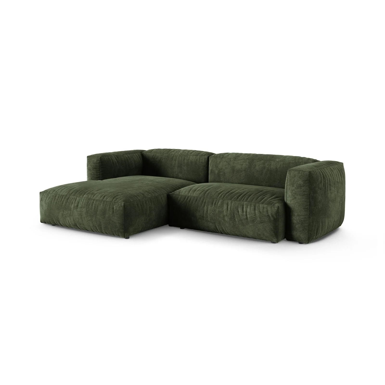 Martina modulares Ecksofa, Linke Seite, Sitztiefe 90 cm, aus Samt, Cord, Boucle oder Strukturstoff, 280x176 cm - Image 15