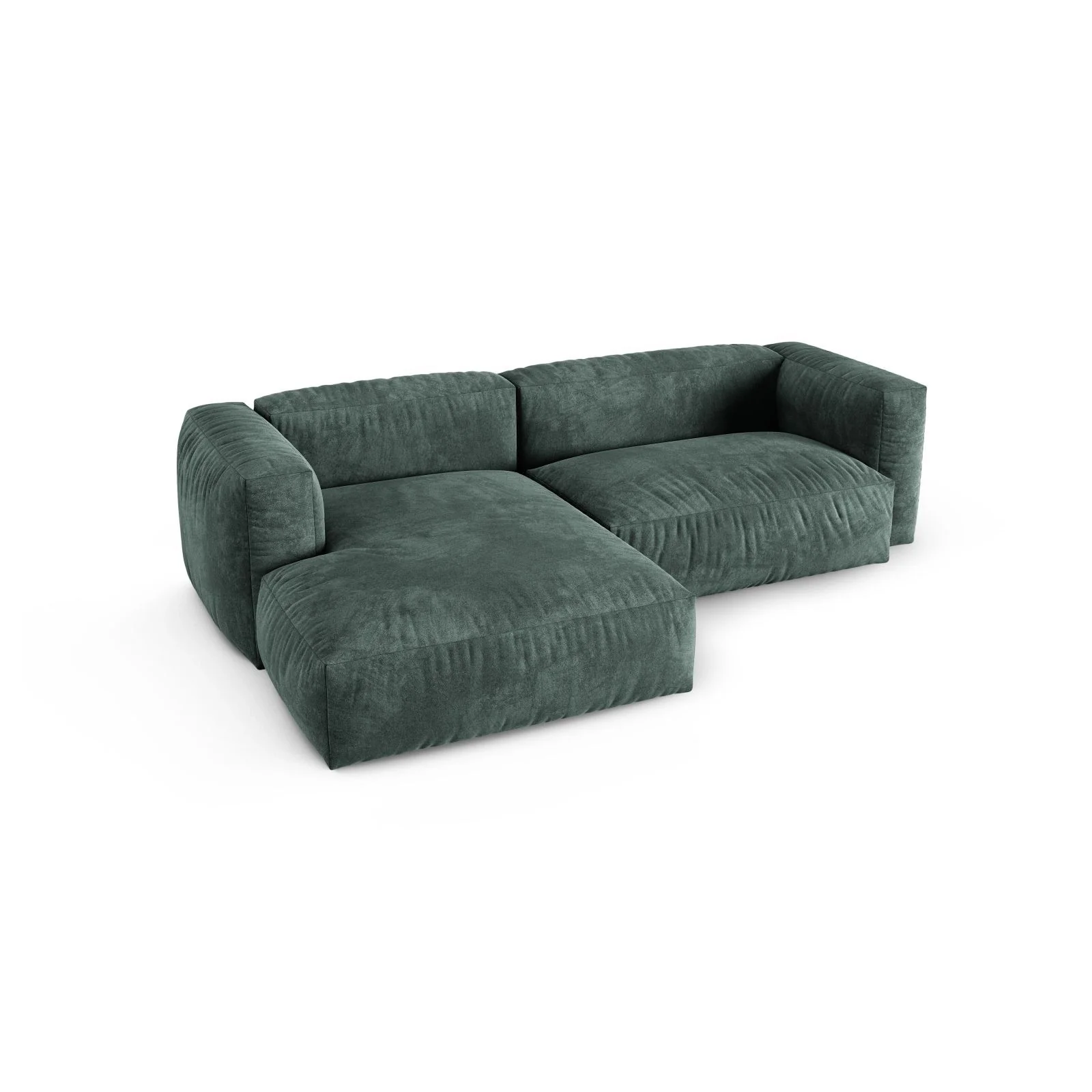 Martina modulares Ecksofa, Linke Seite, Sitztiefe 90 cm, aus Samt, Cord, Boucle oder Strukturstoff, 280x176 cm - Image 22